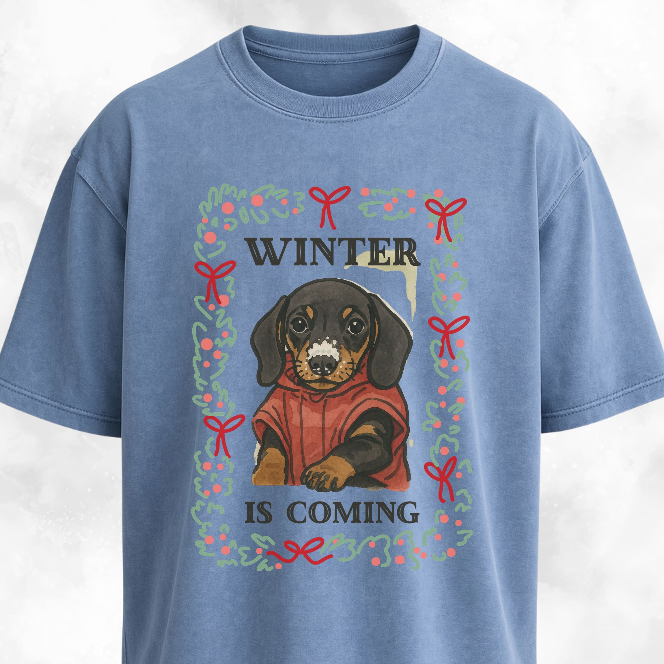 Winter Is Coming Dachshund Pup T-Shirt