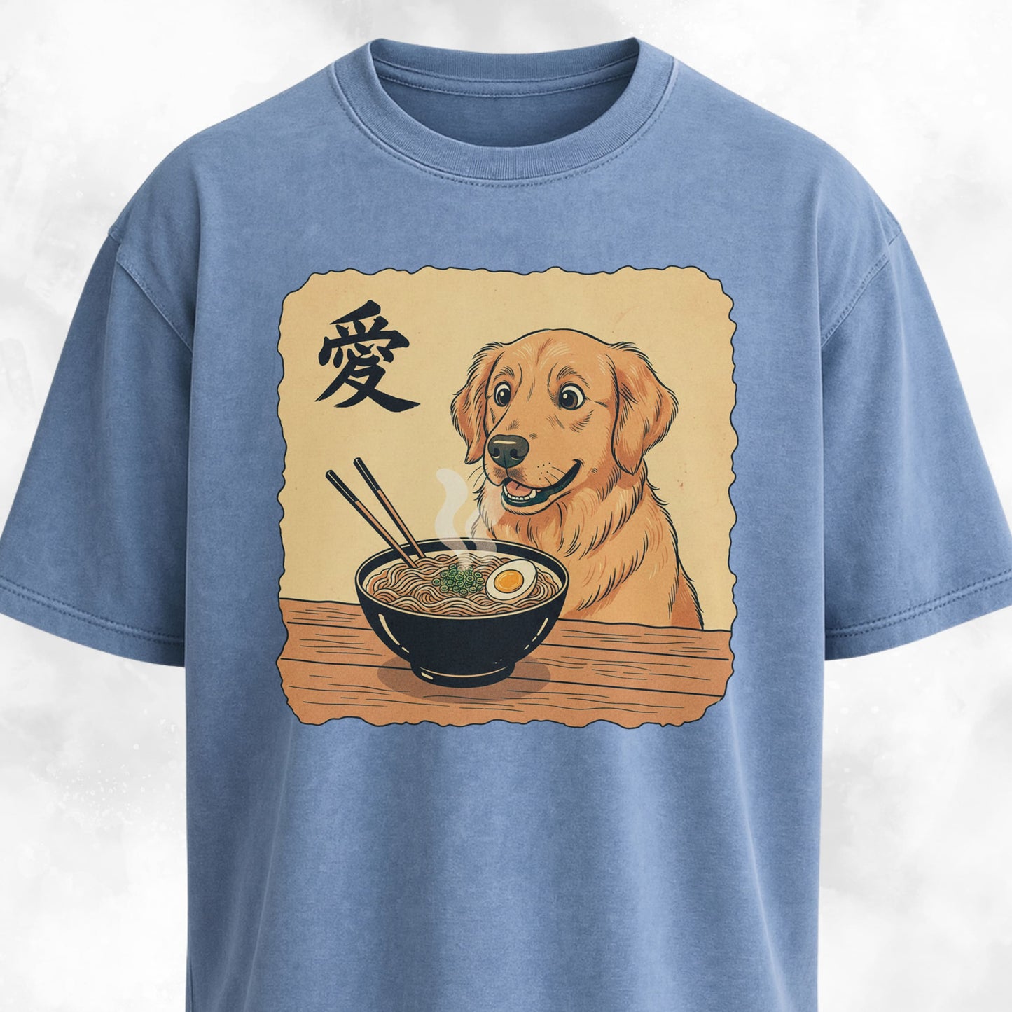 Japanese Goldie Eating Ramen T-Shirt