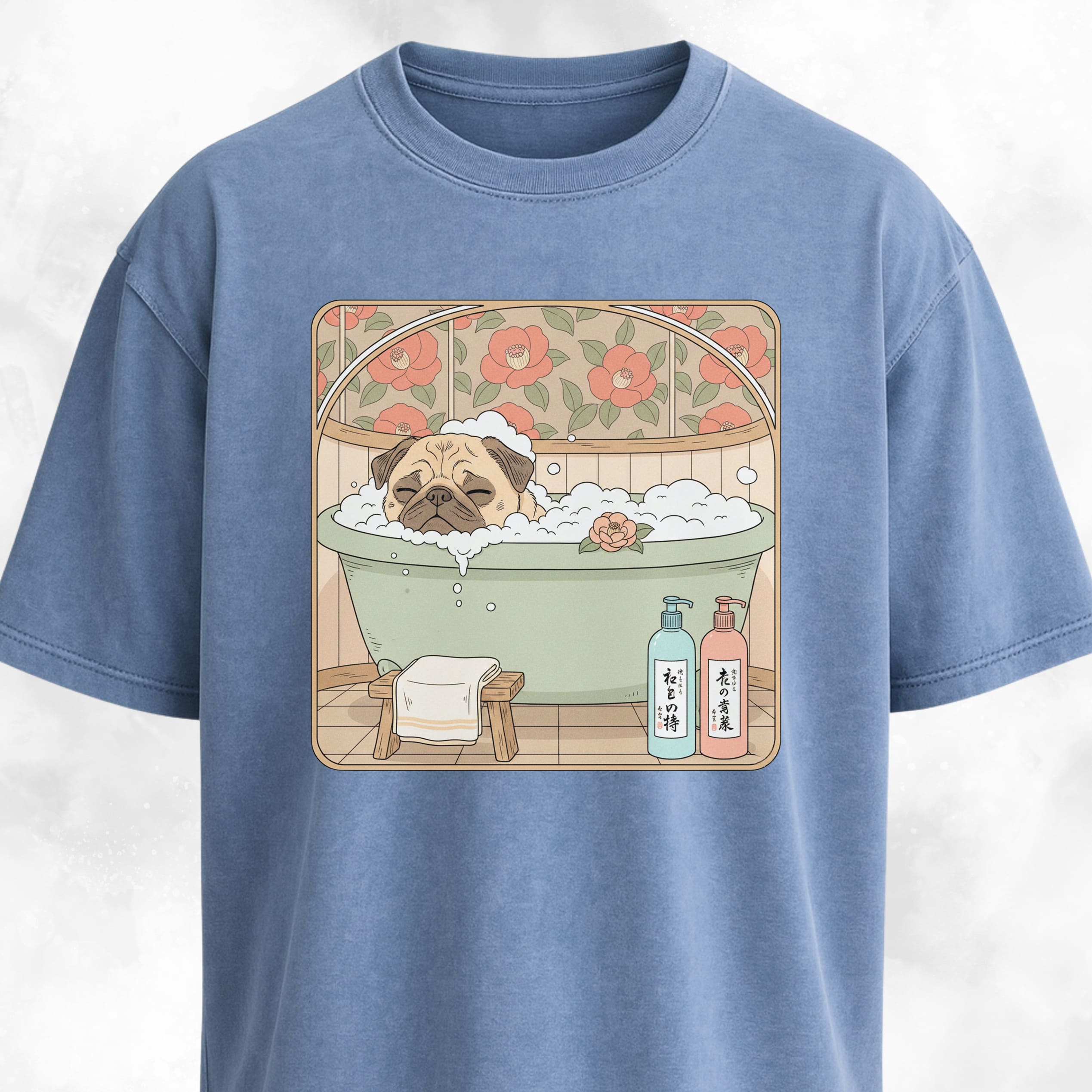 Pug Taking A Bath T-Shirt