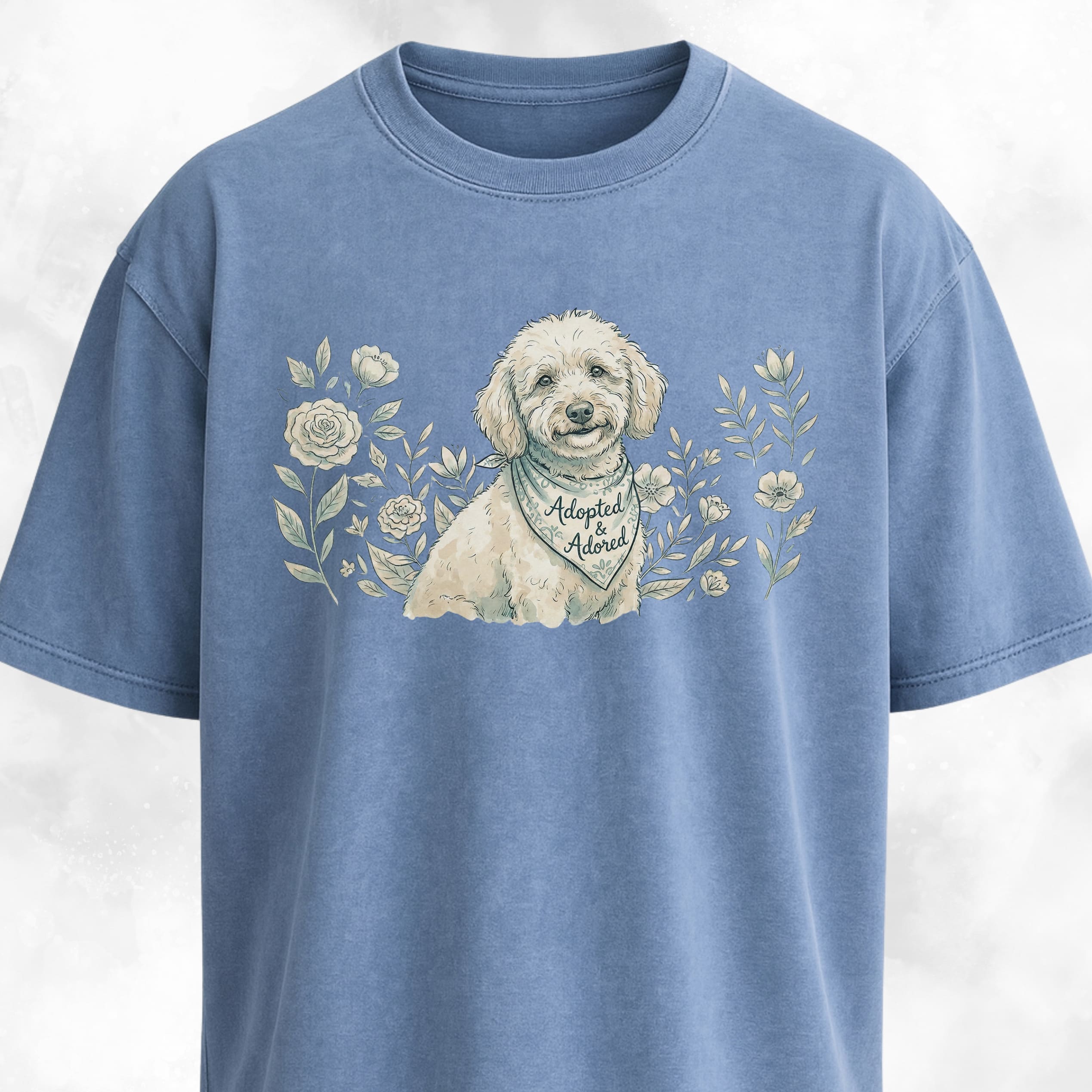 Adopted And Adored Poodle T-Shirt