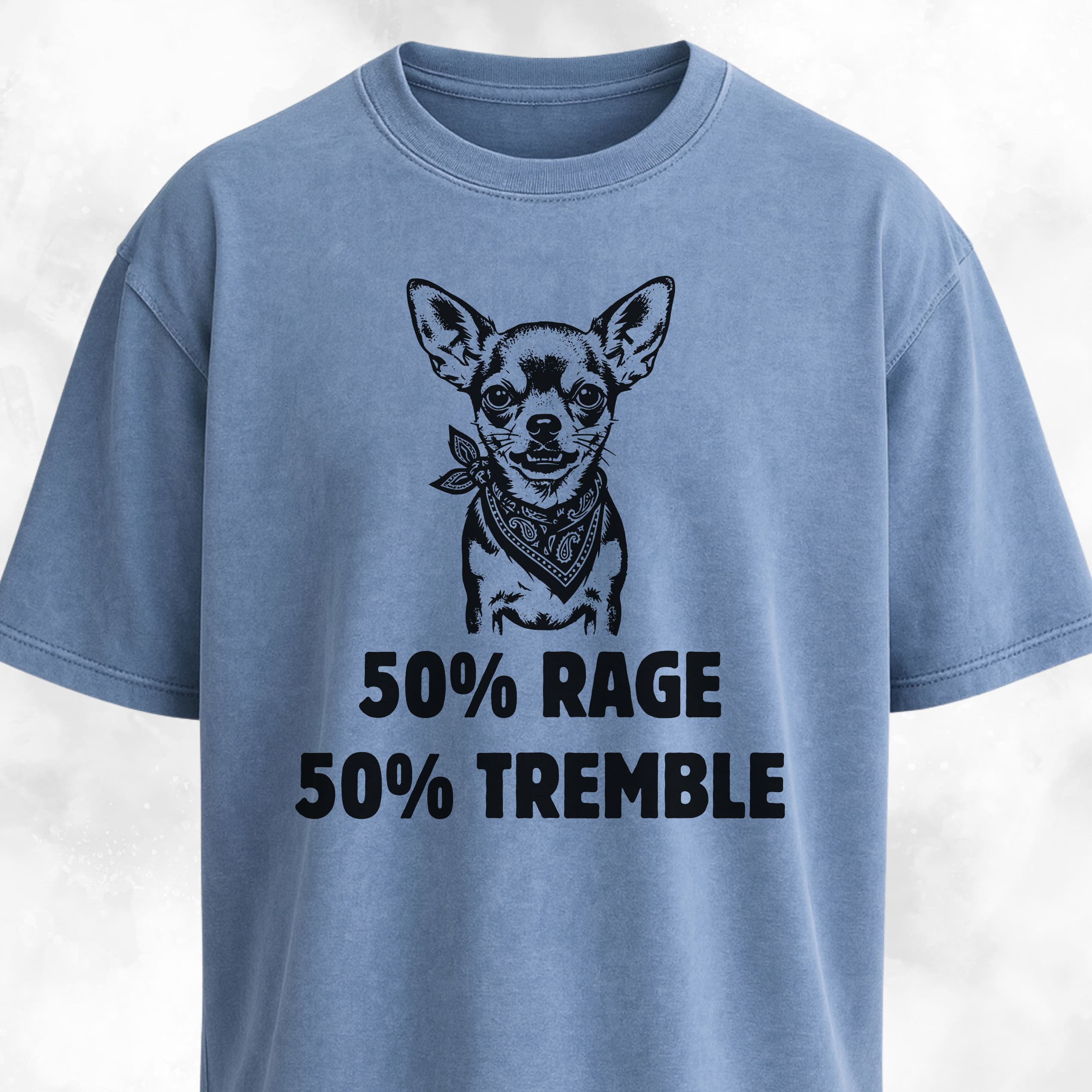 50% Rage 50% Tremble Chihuahua