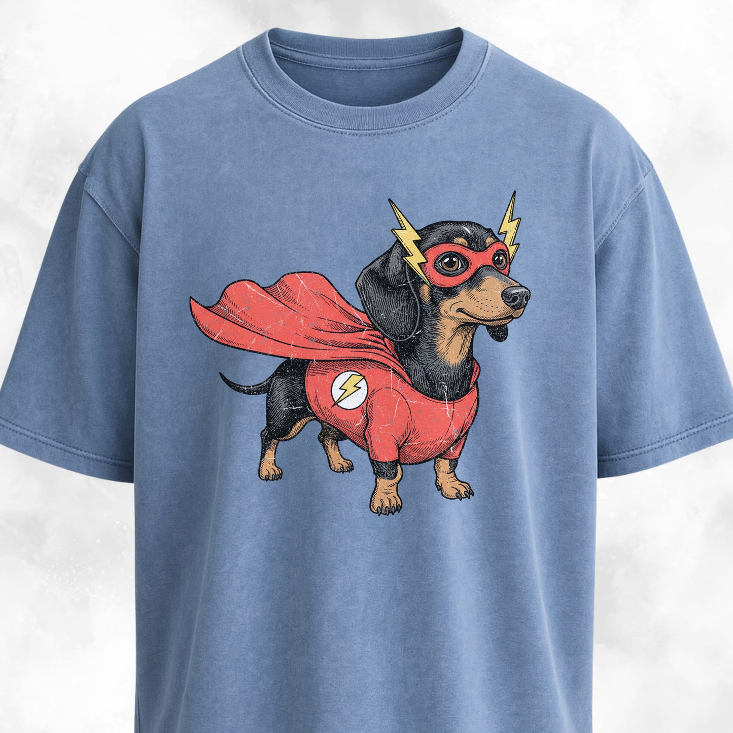 Superhero Dachshund T-Shirt