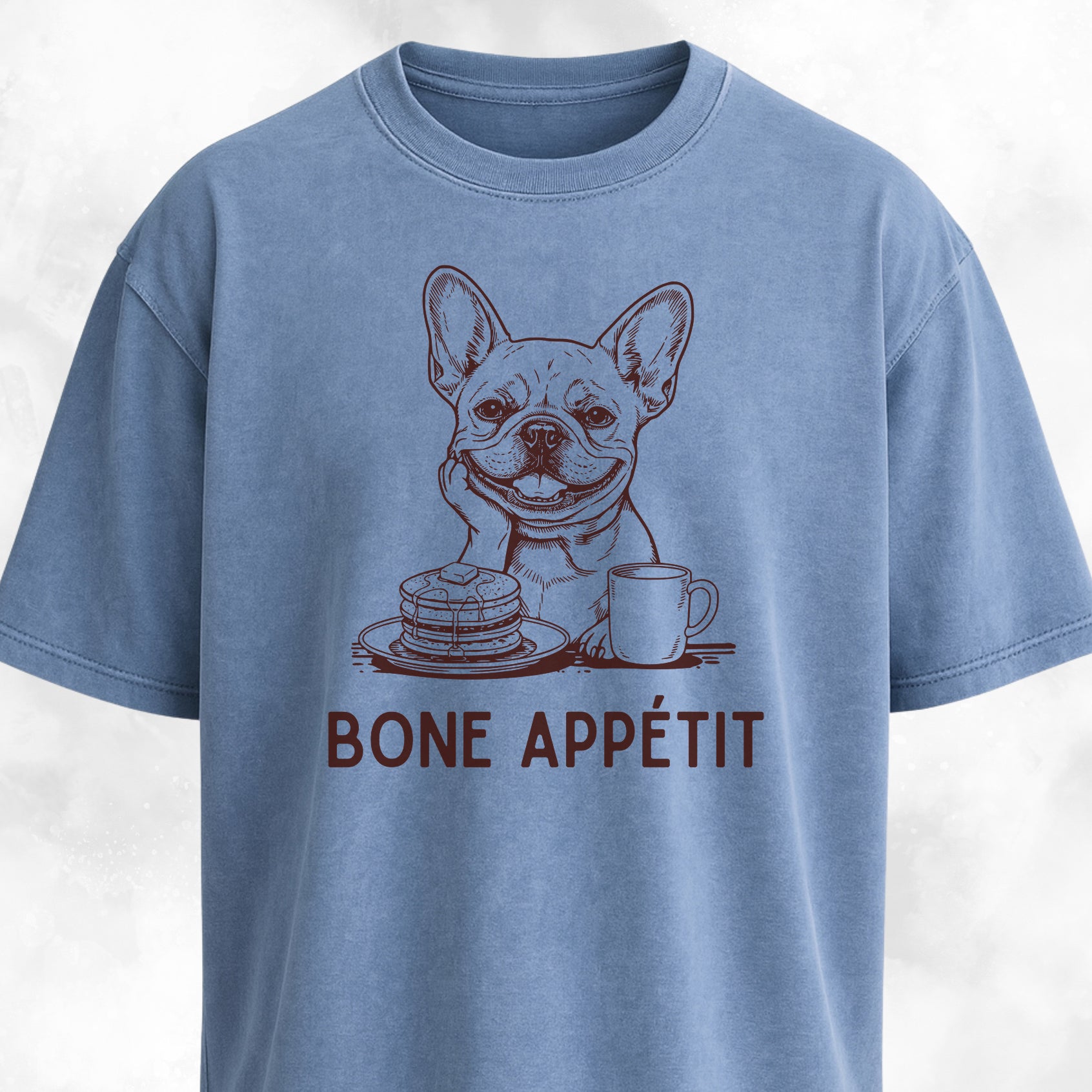 Bone Appetit Frenchie Breakfast T-Shirt