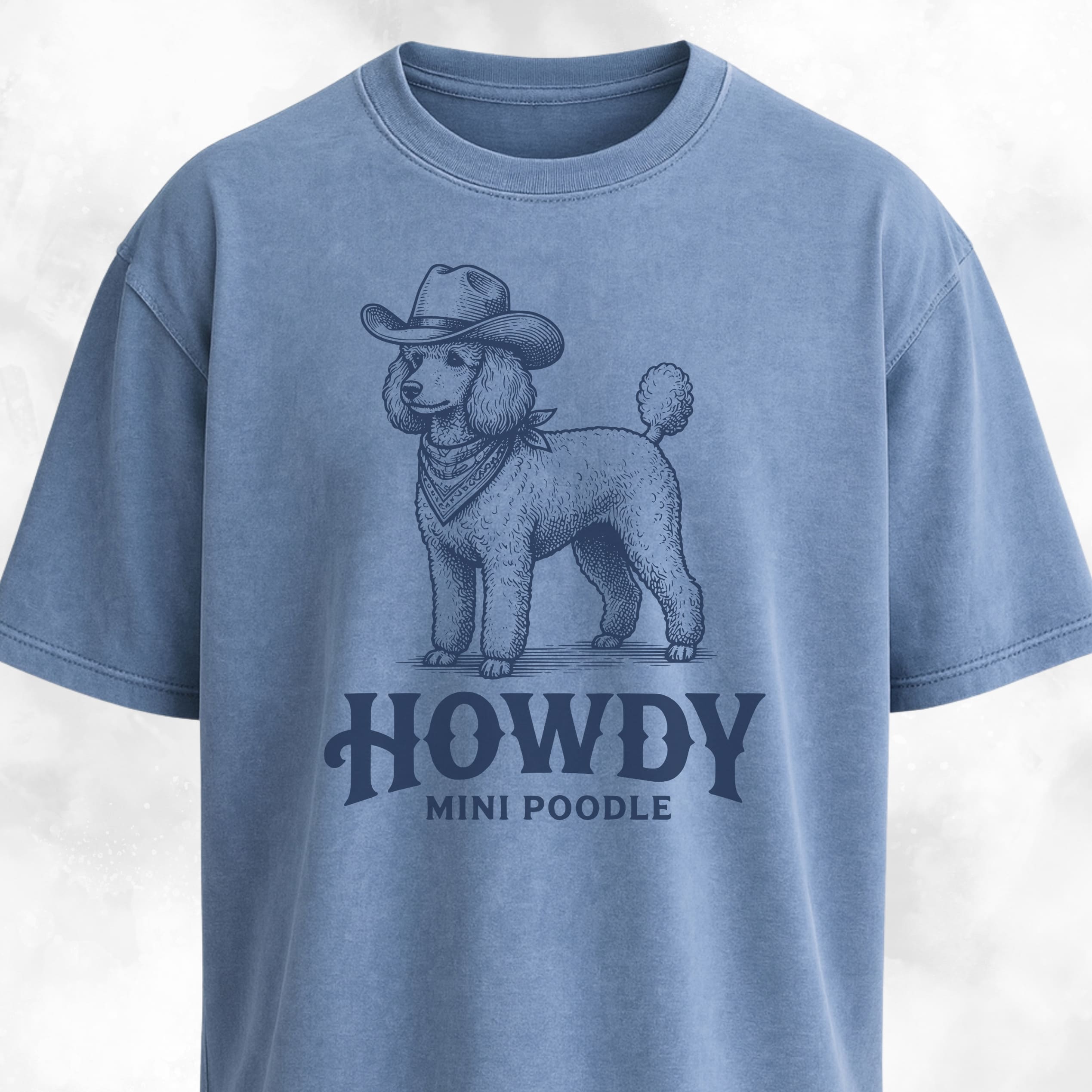 Howdy Mini Poodle T-Shirt