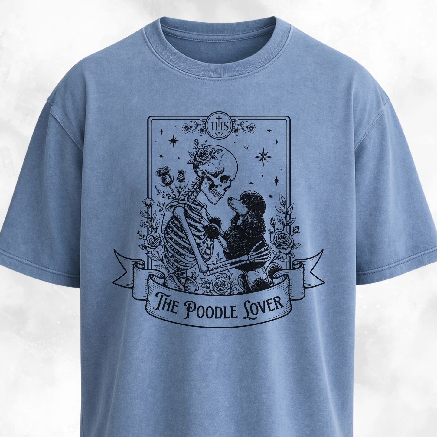 The Poodle Lover Tarot Card T-Shirt