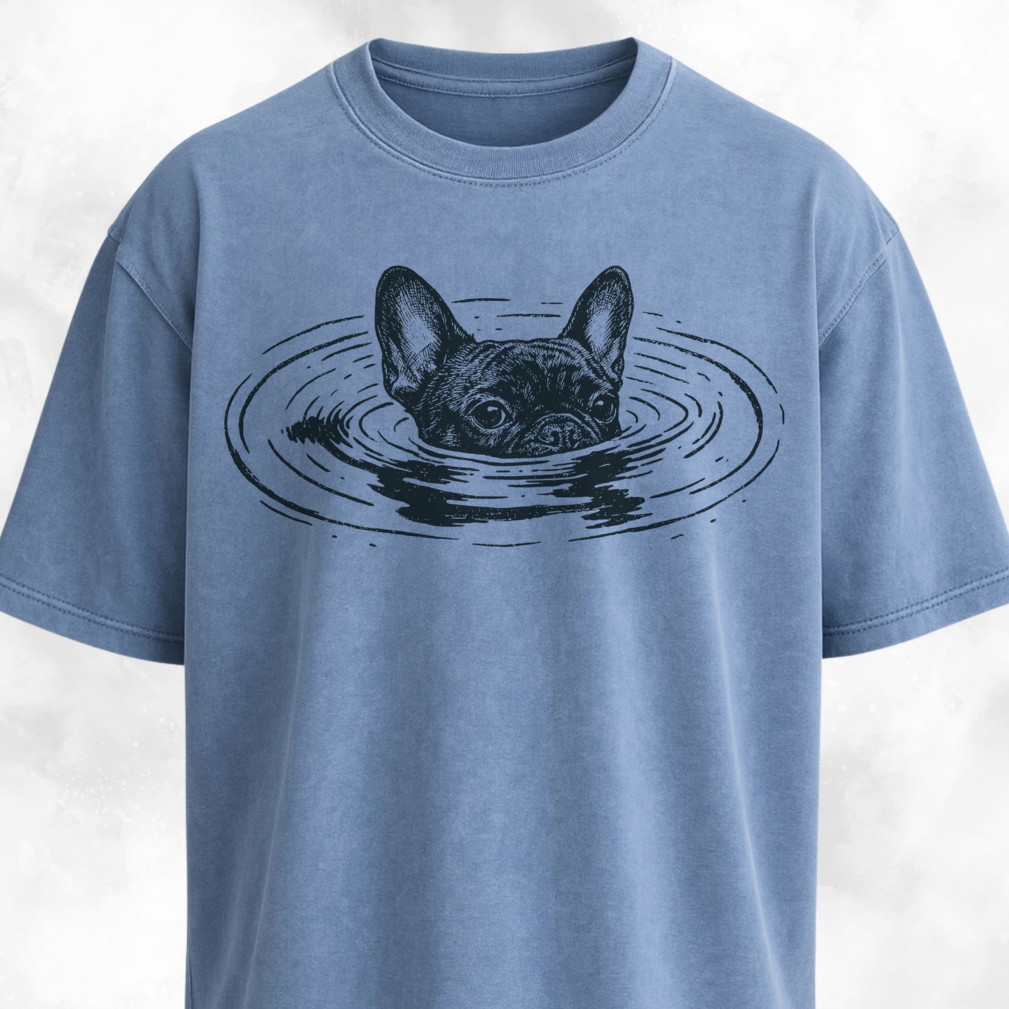 French Bulldog In The Water T-Shirt