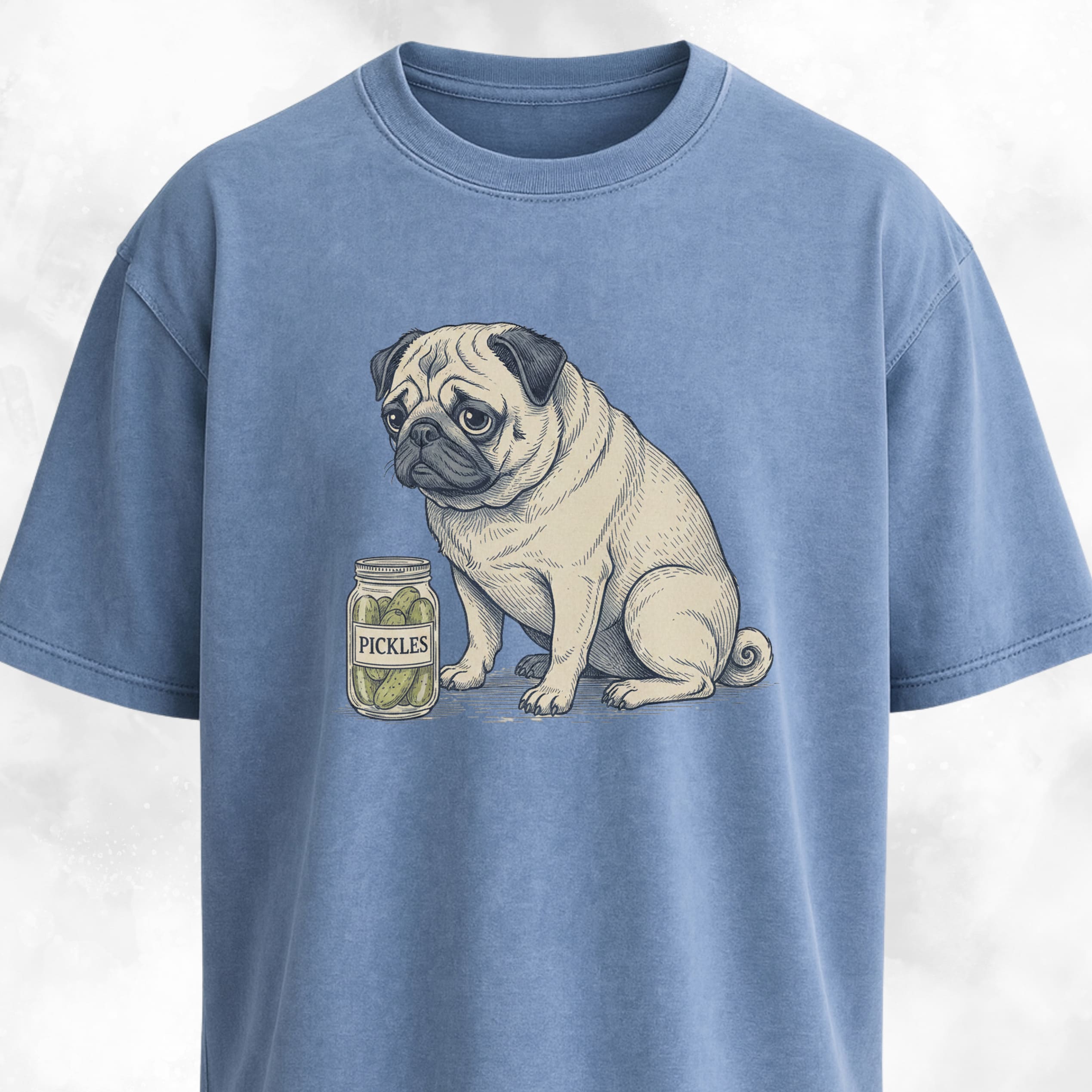 Pug With Pickles T-Shirt