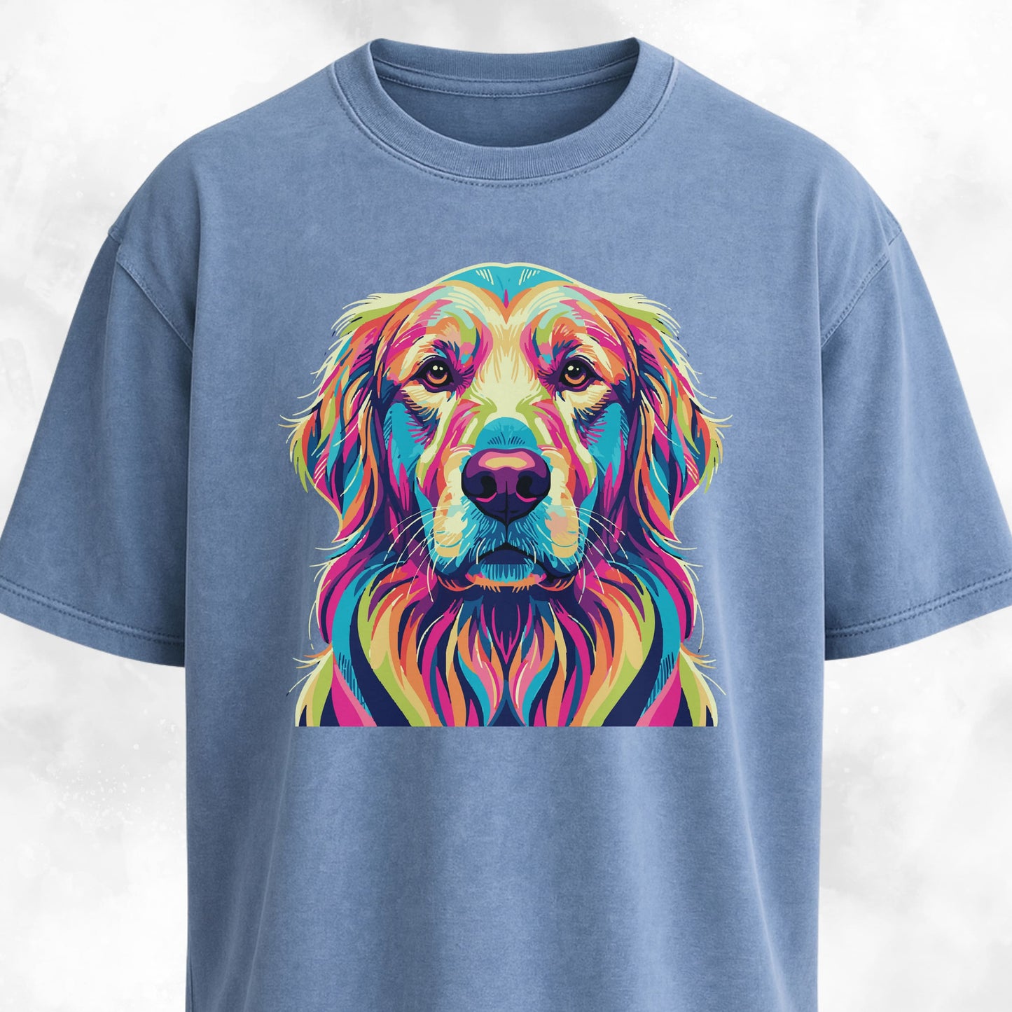 Colorful Golden Retriever T-Shirt