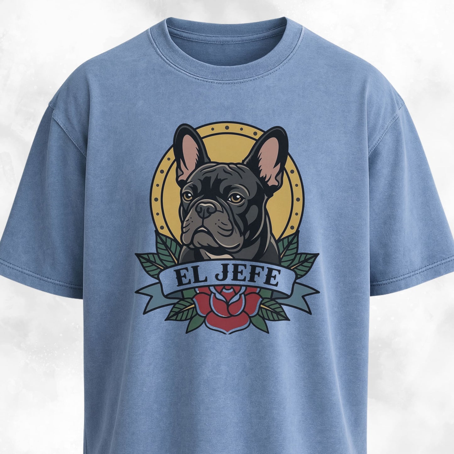 El Jefe French Bulldog T-Shirt