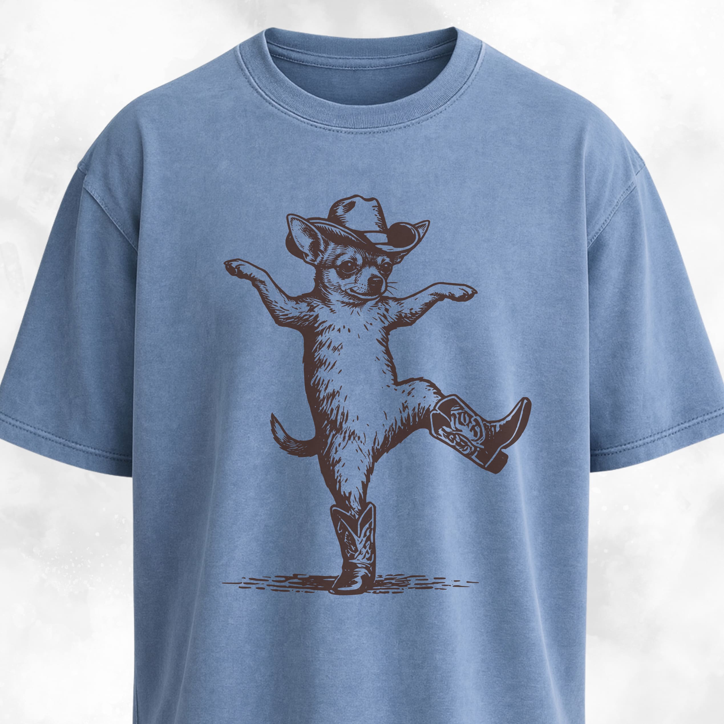 Chihuahua In Boots Dancing - T-Shirt