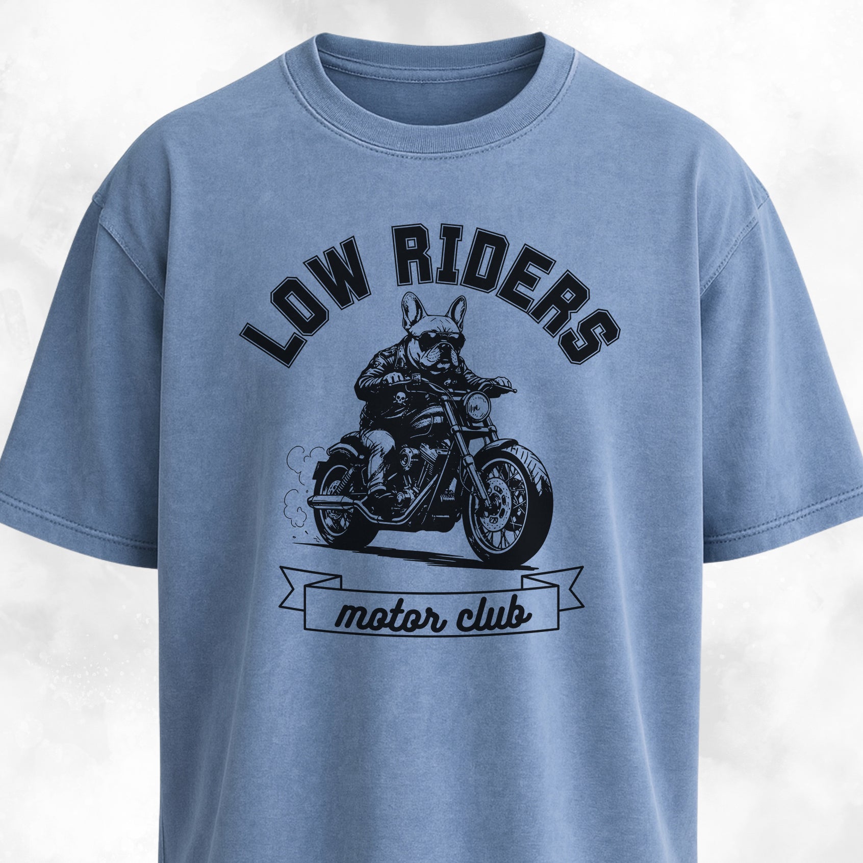 Low Riders Motor Club French Bulldog T-Shirt