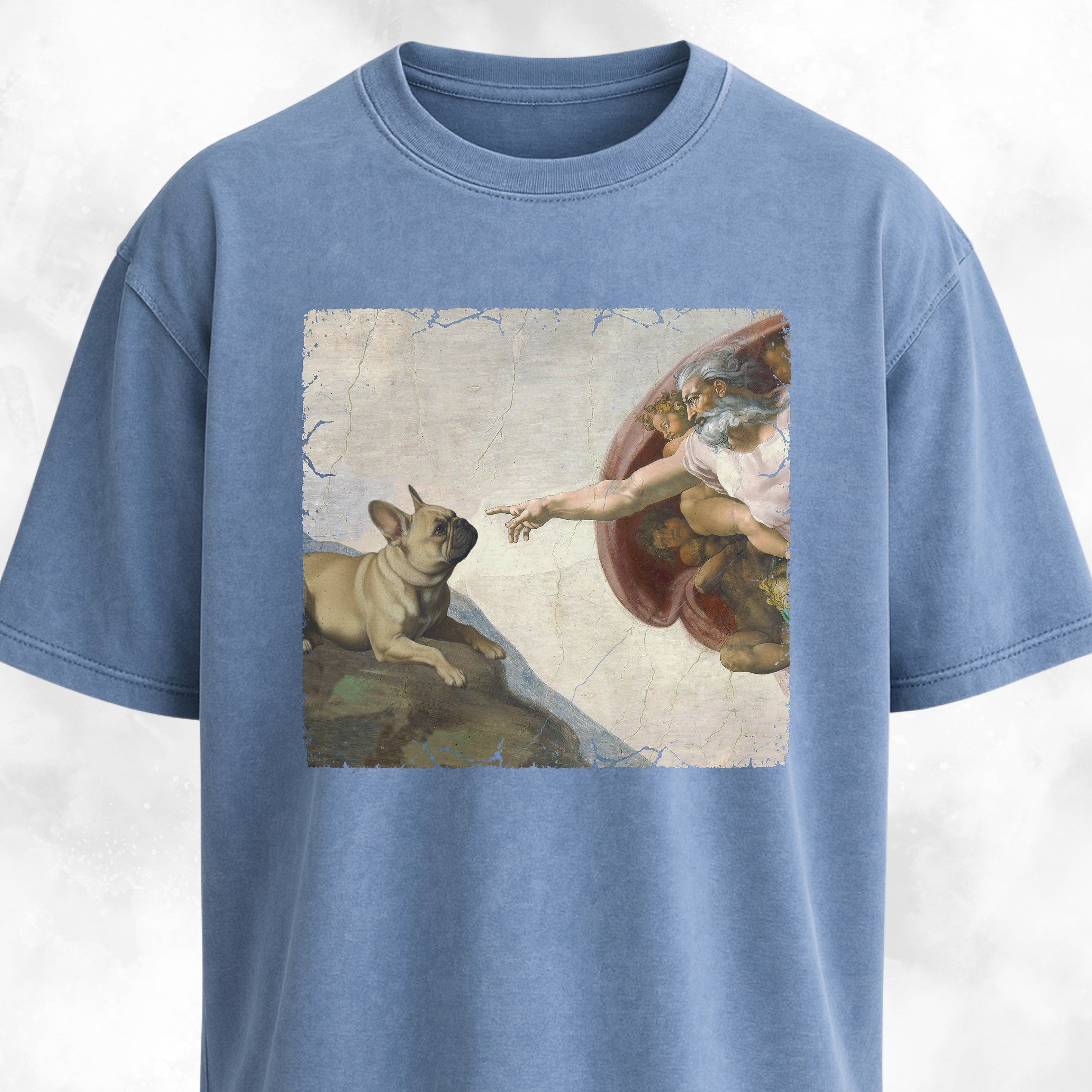 The Creation Of Adam Frenchie Edition T-Shirt