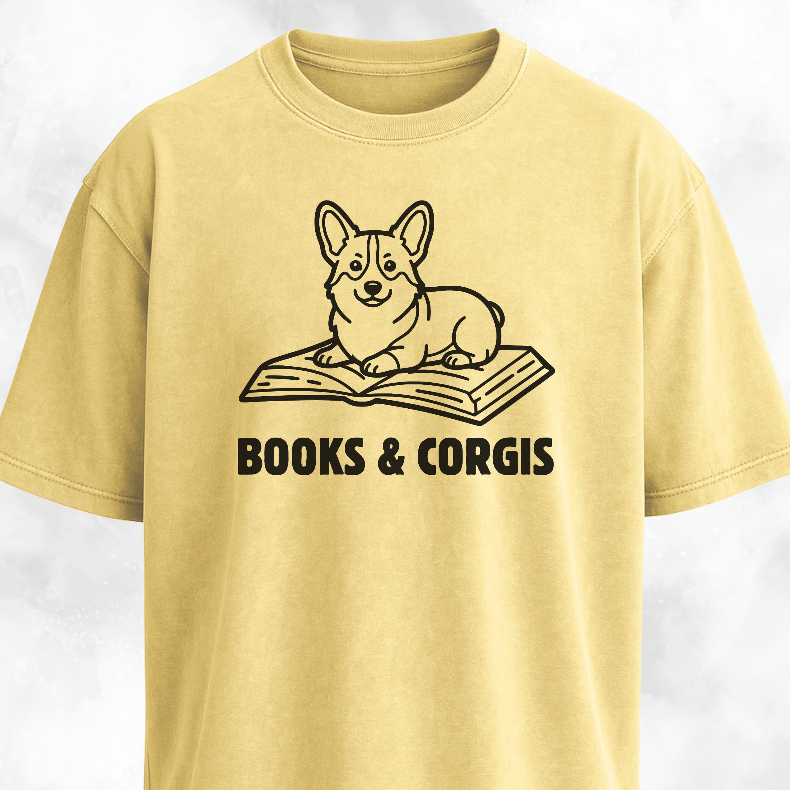Books And Corgis T-Shirt