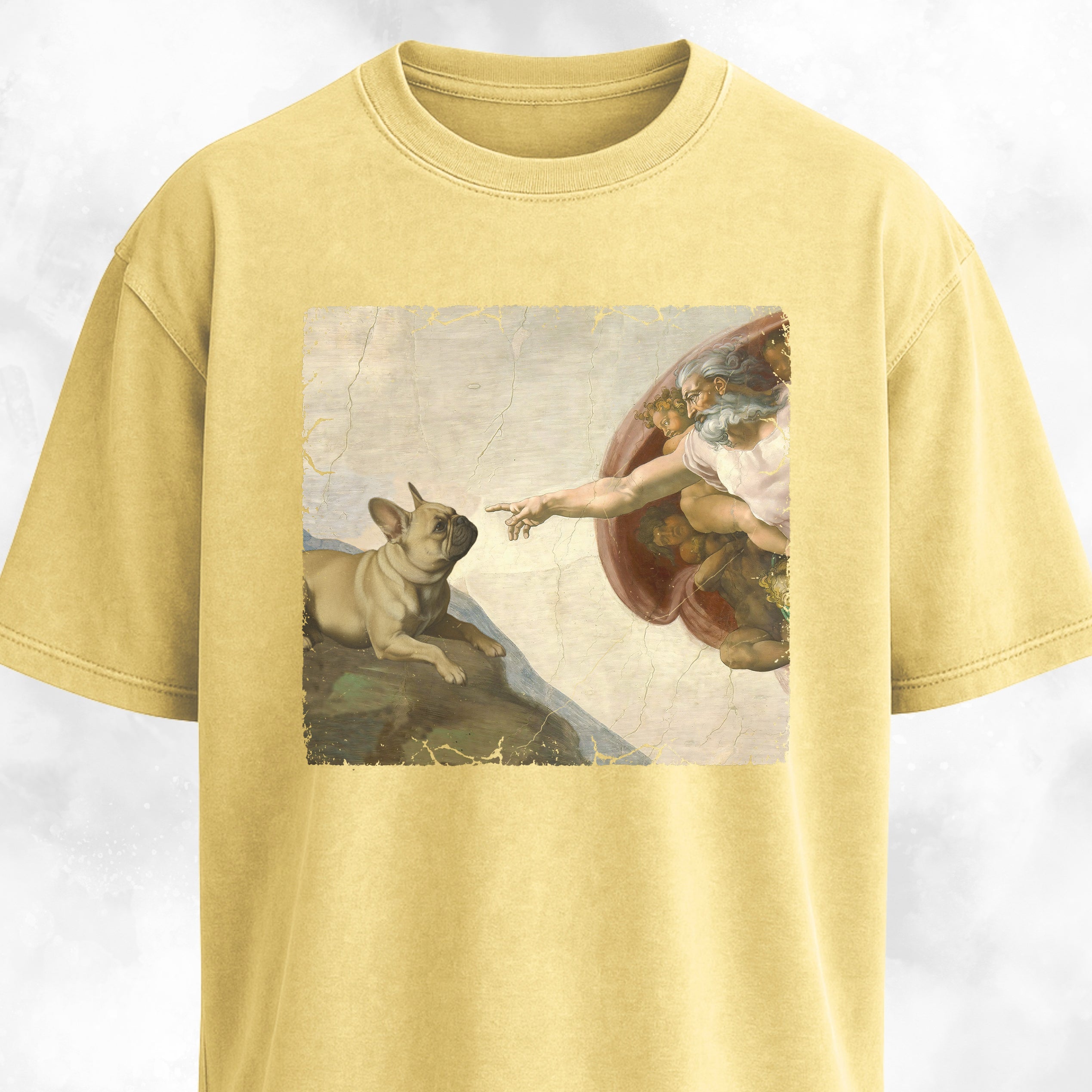 The Creation Of Adam Frenchie Edition T-Shirt