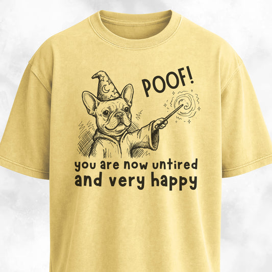 Poof Wizard French Bulldog T-Shirt