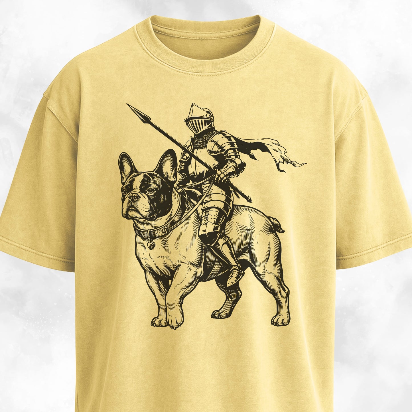Knight Riding A Frenchie T-Shirt