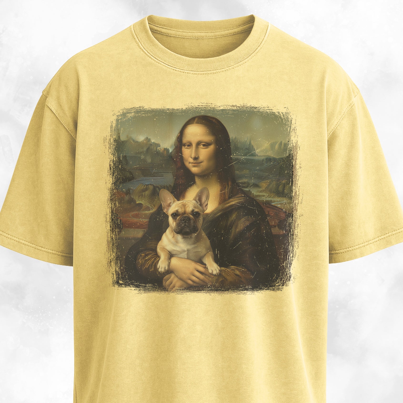 Mona Lisa Frenchie Edition T-Shirt