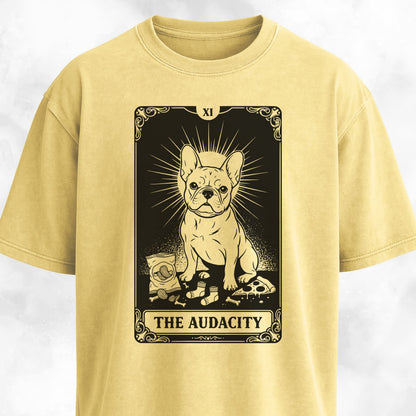 The Audacity Tarot Card Frenchie Edition T-Shirt