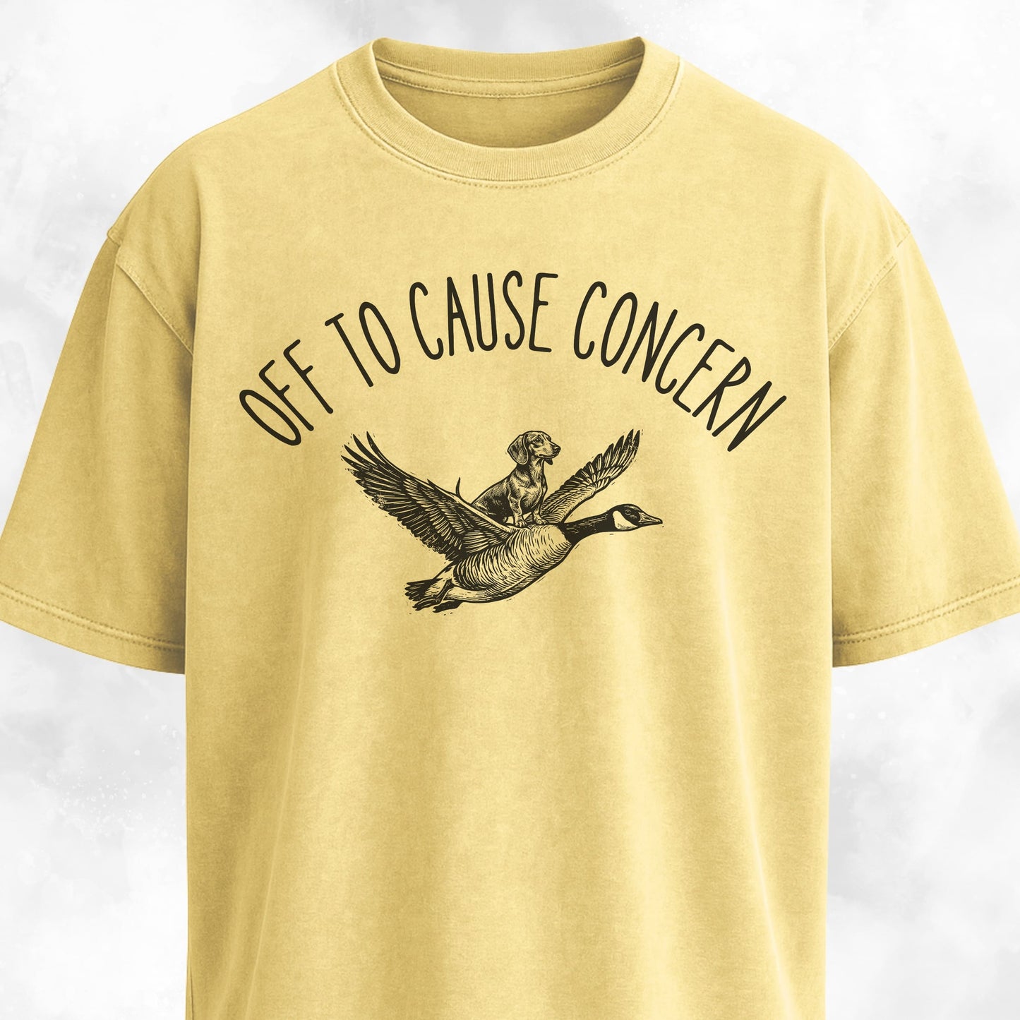 Off To Cause Concern Doxie T-Shirt