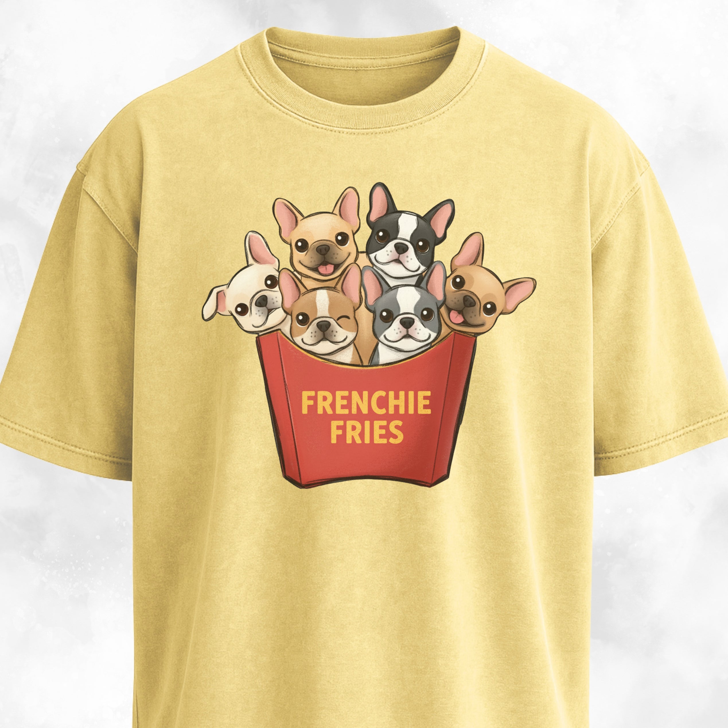 Frenchie Fries Fun T-Shirt