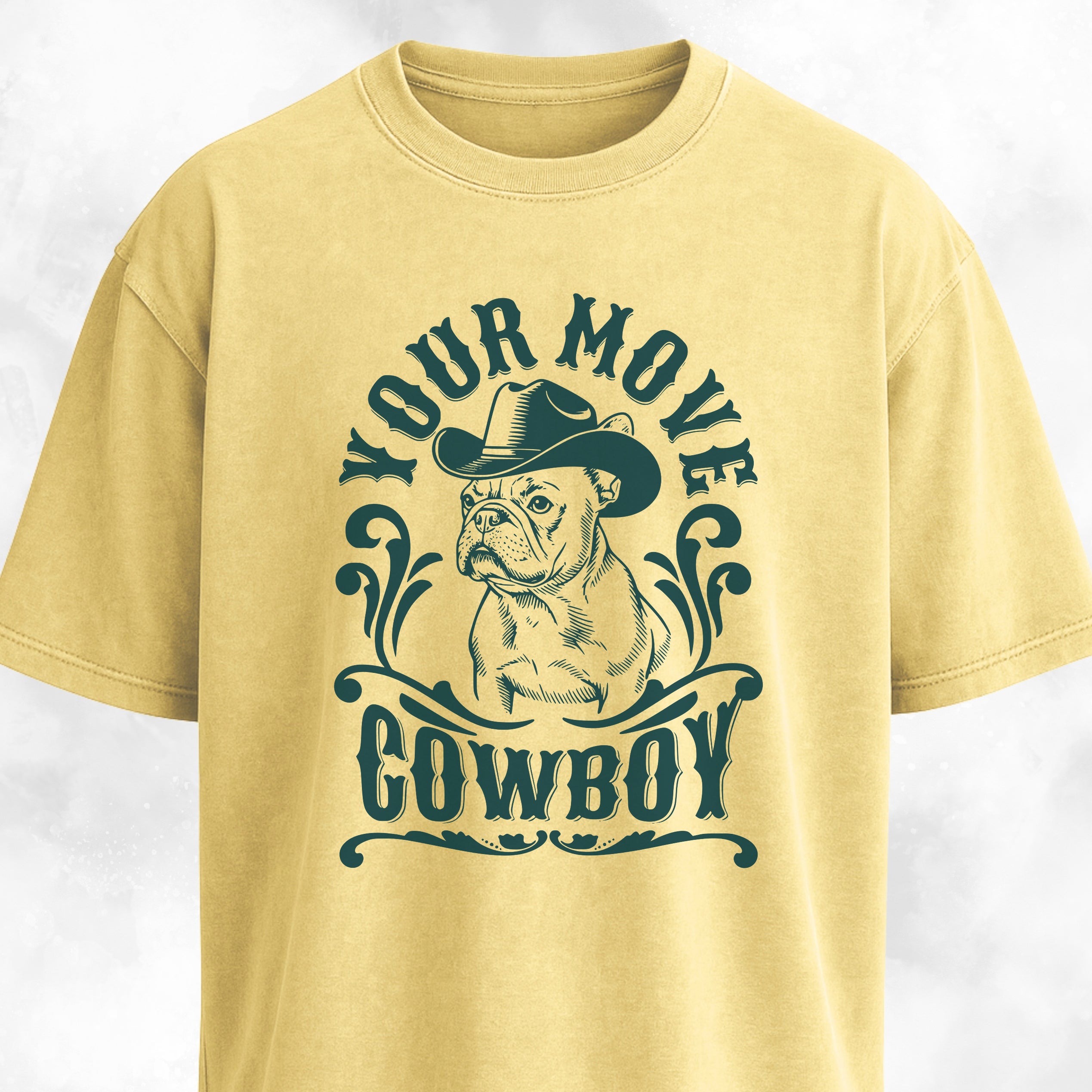 Your Move Cowboy Frenchie T-Shirt