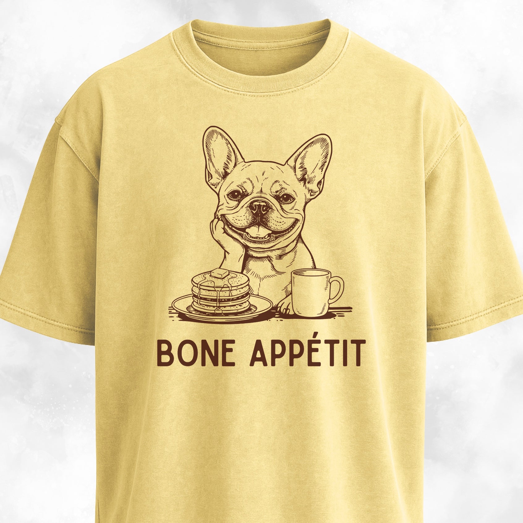 Bone Appetit Frenchie Breakfast T-Shirt