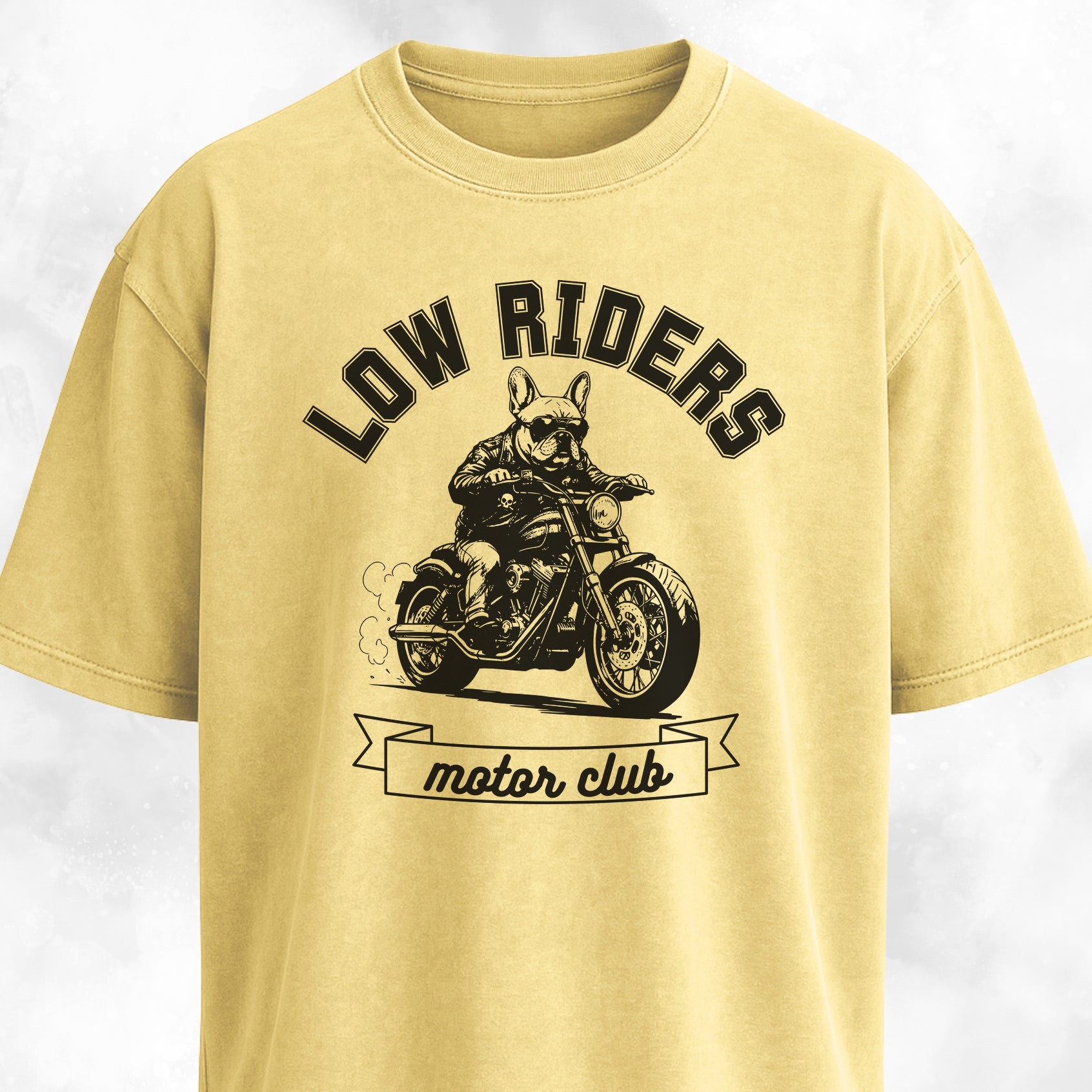 Low Riders Motor Club French Bulldog T-Shirt
