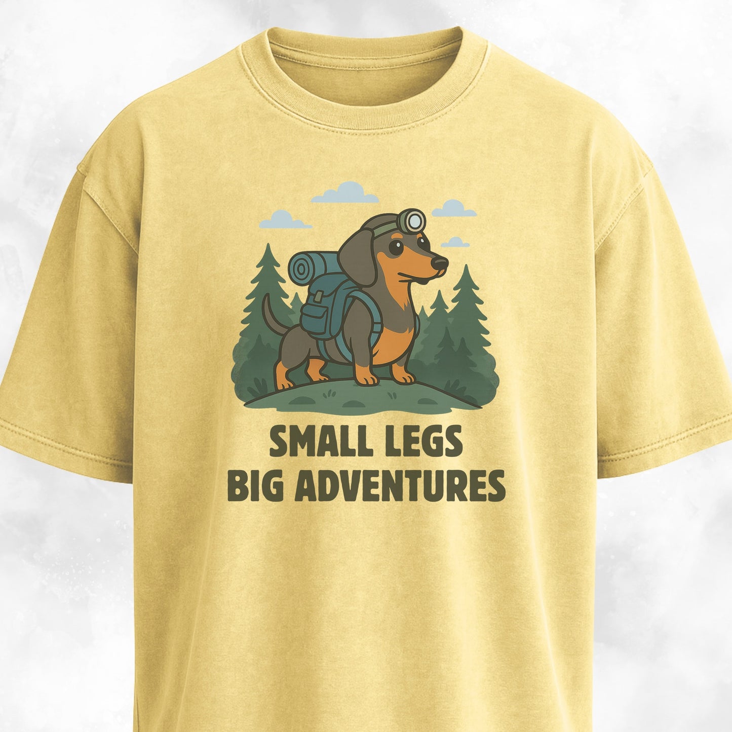 Small Legs Big Adventures Trekking Doxie T-Shirt