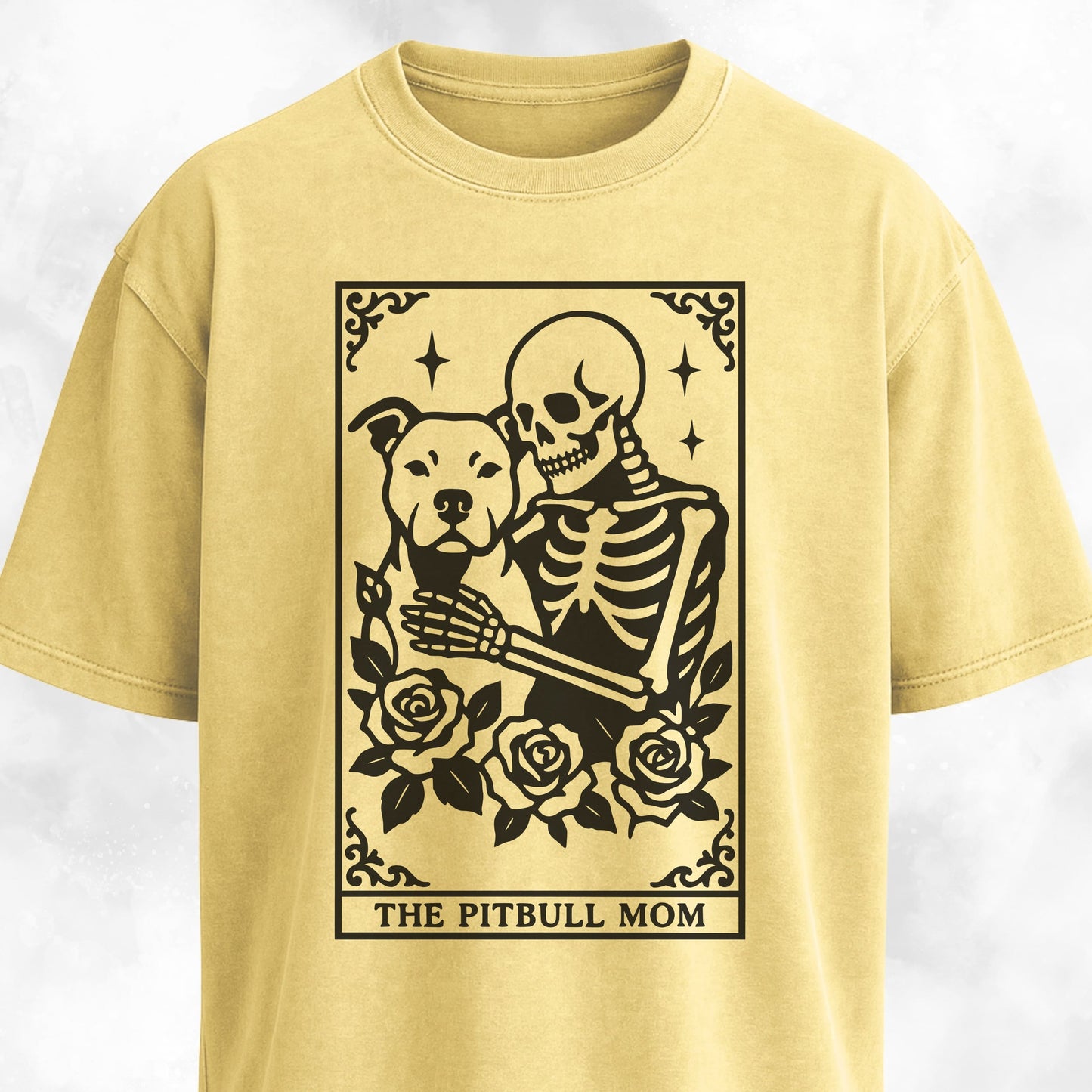 The Pitbull Mom Tarot Card T-Shirt
