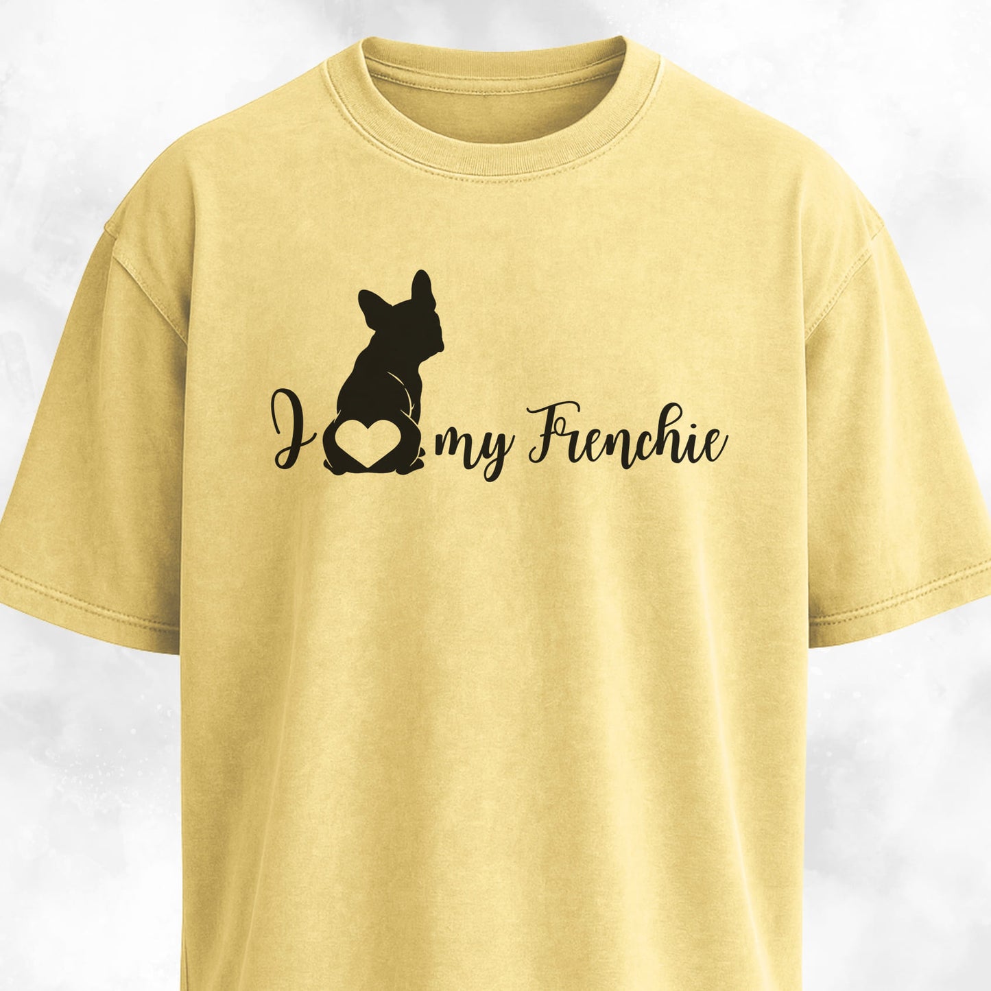 I Love My Frenchie Butt Heart T-Shirt