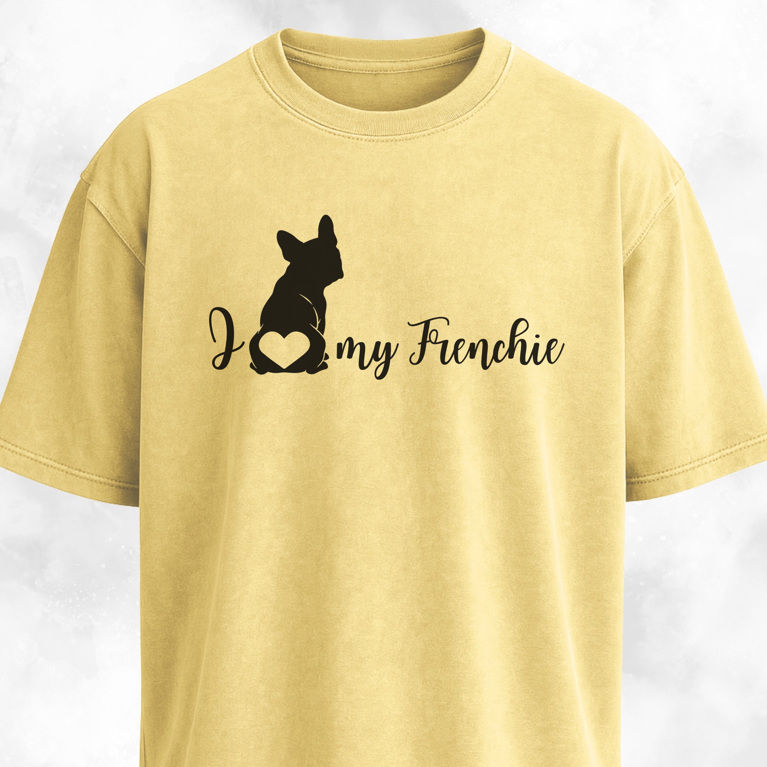 I Love My Frenchie Butt Heart T-Shirt