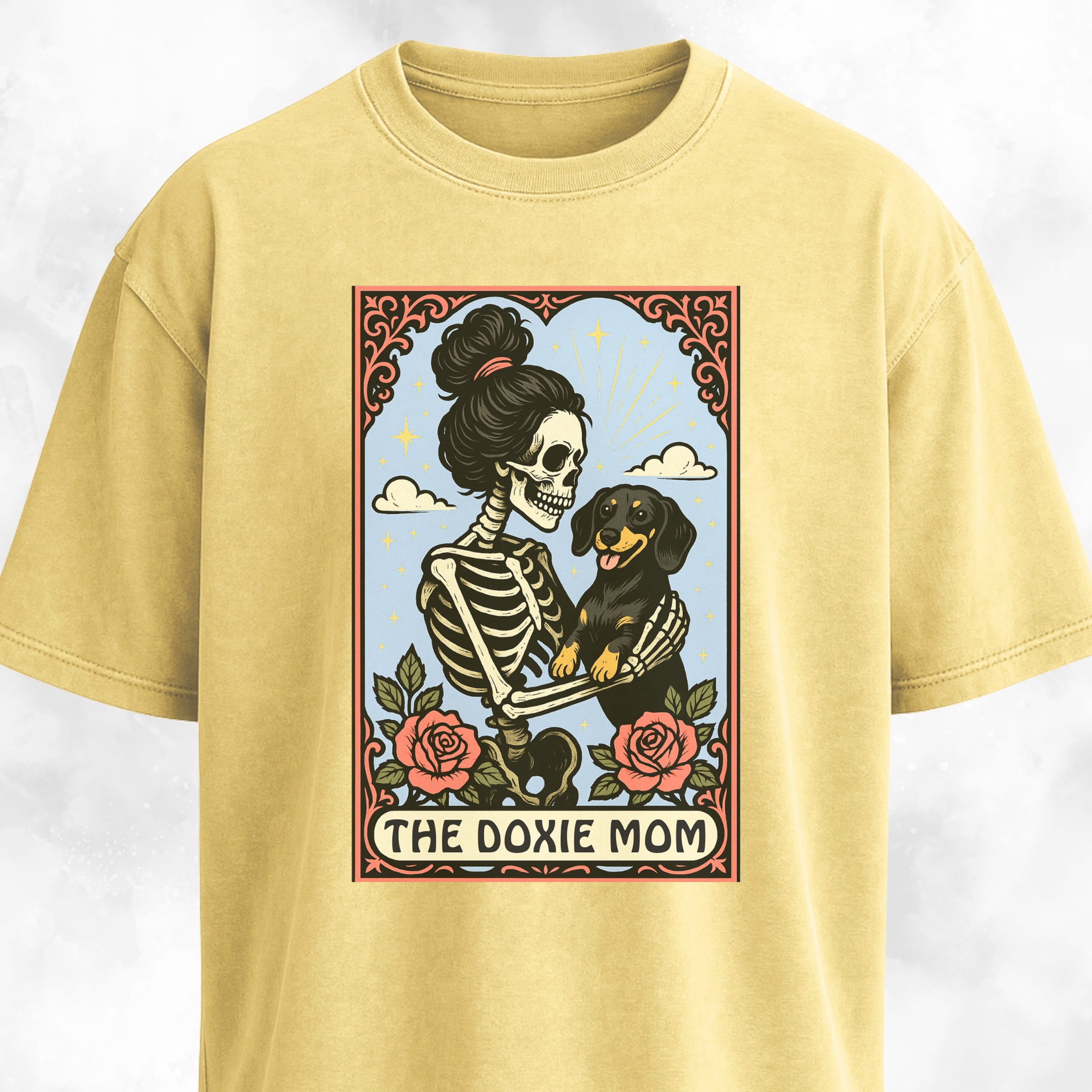 The Doxie Mom Tarot Card T-Shirt
