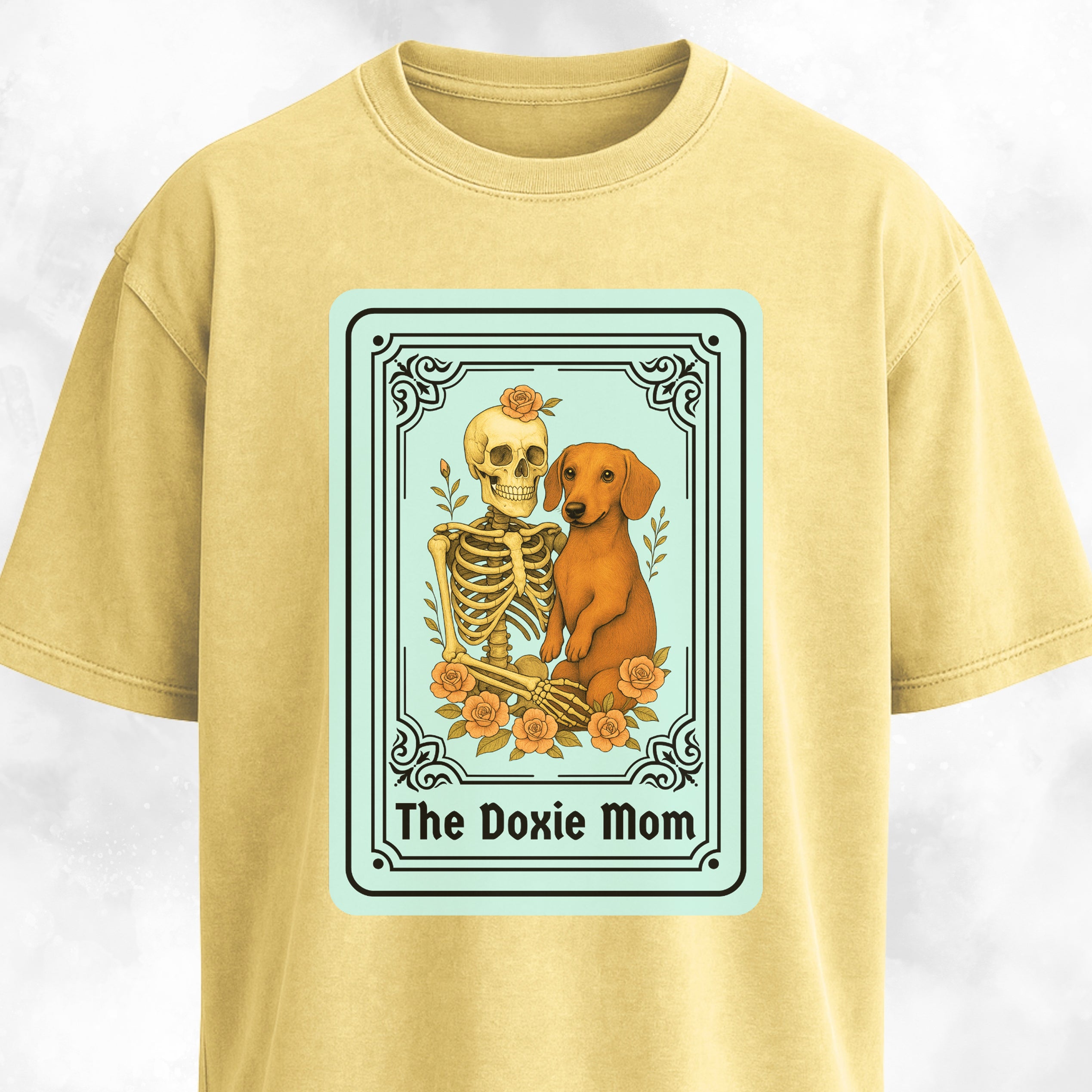 The Doxie Mom Pastel Tarot Card T-Shirt
