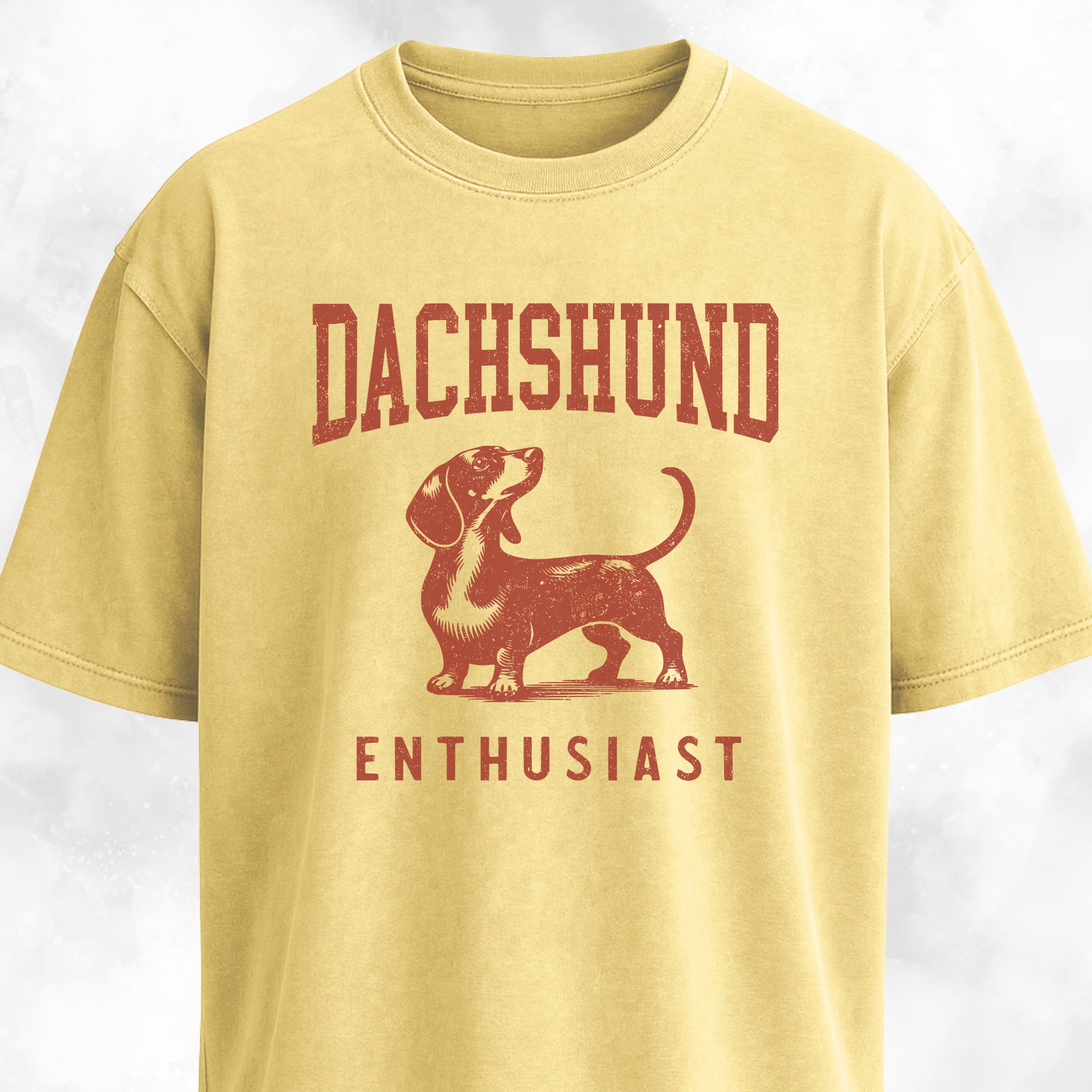 Dachshund Enthusiast Varsity T-Shirt