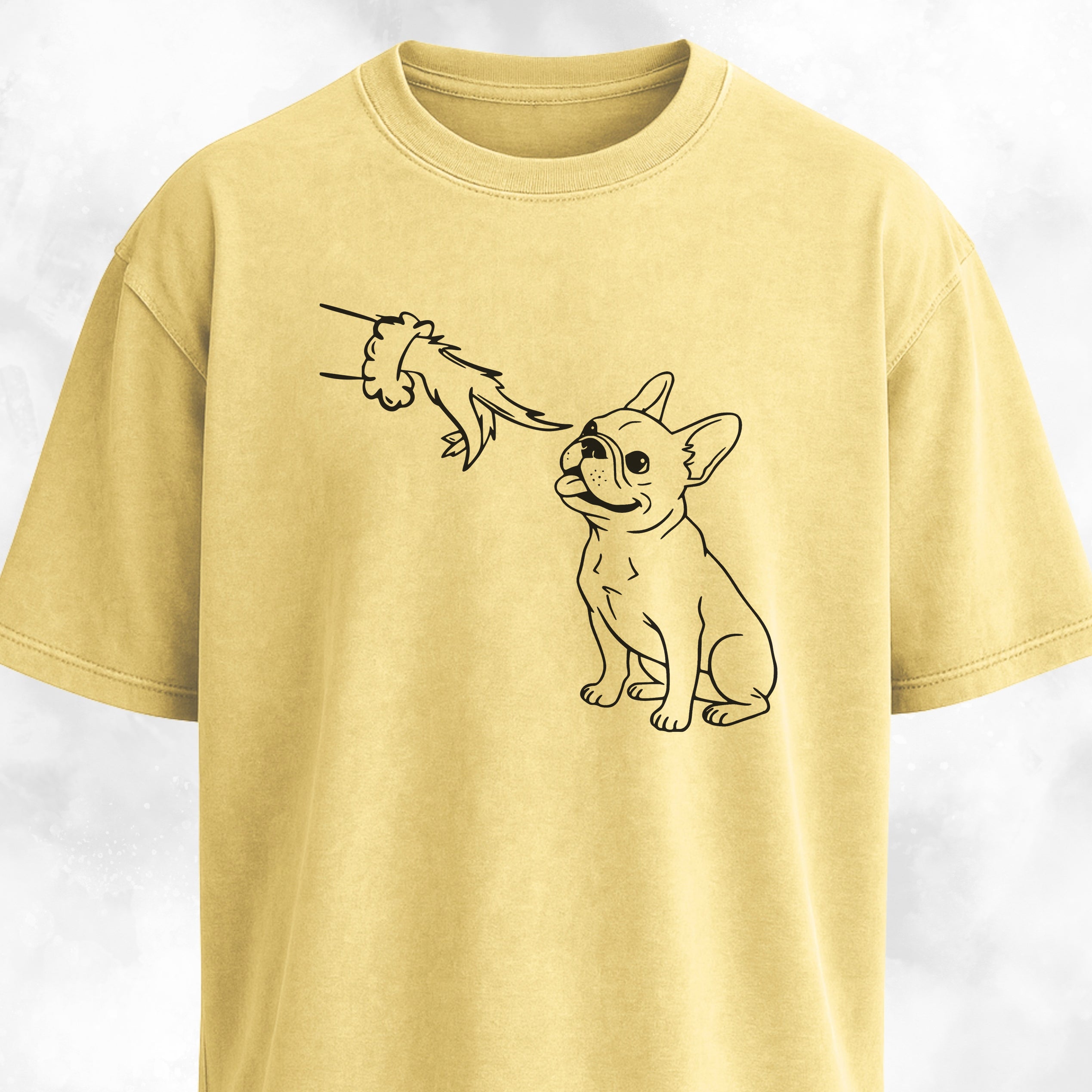 Grinch Booping Frenchie Nose Christmas T-Shirt