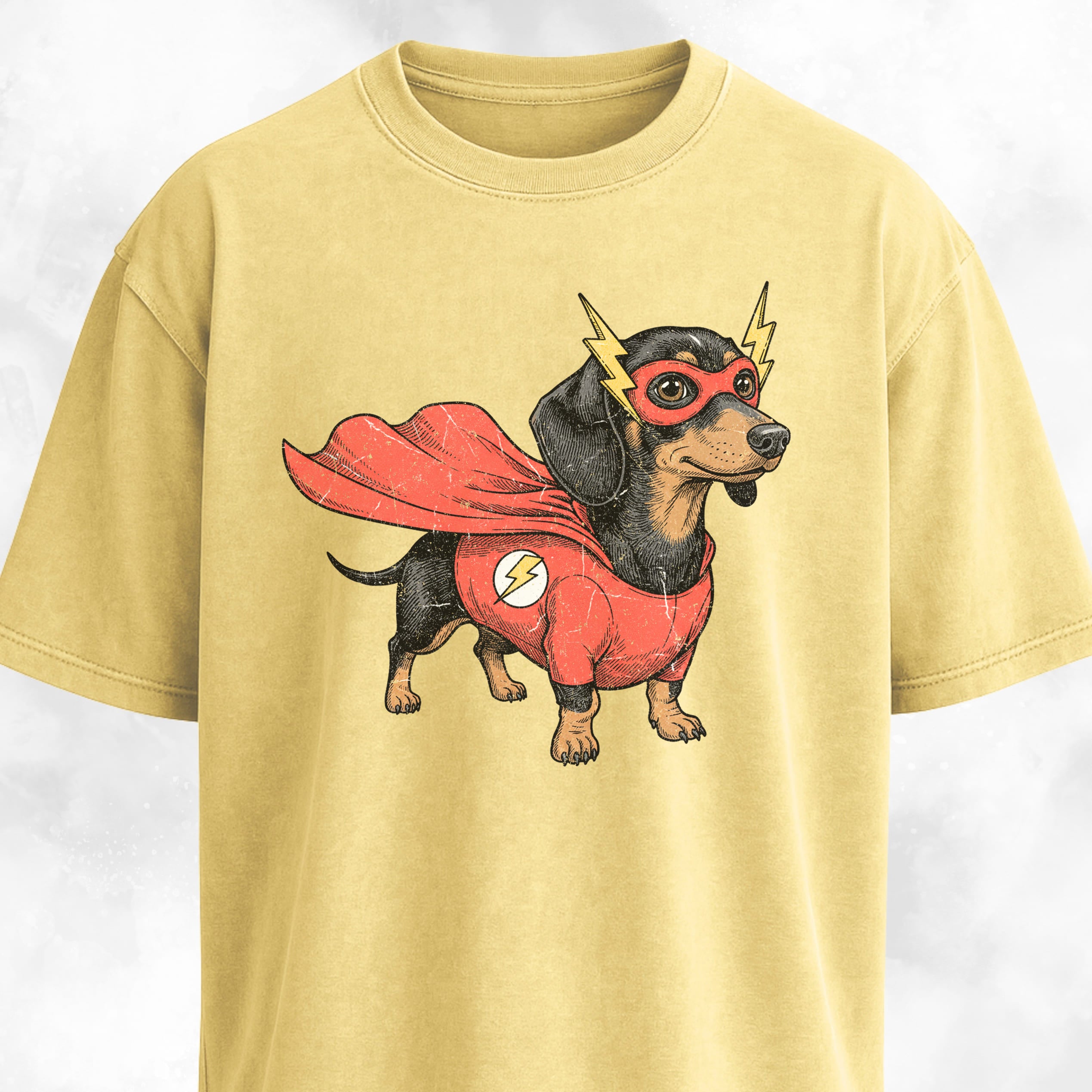 Superhero Dachshund T-Shirt