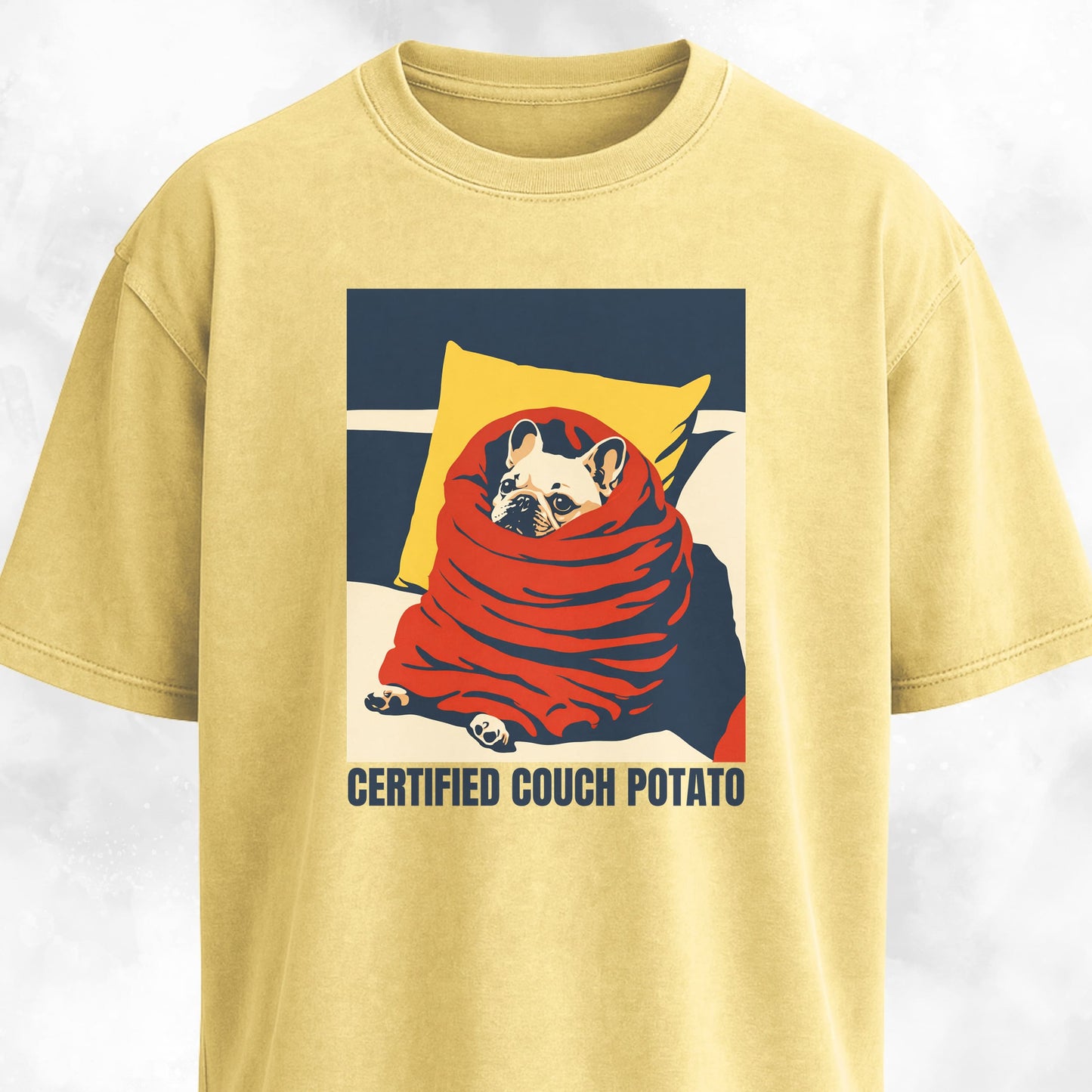 Certified Couch Potato Frenchie T-Shirt