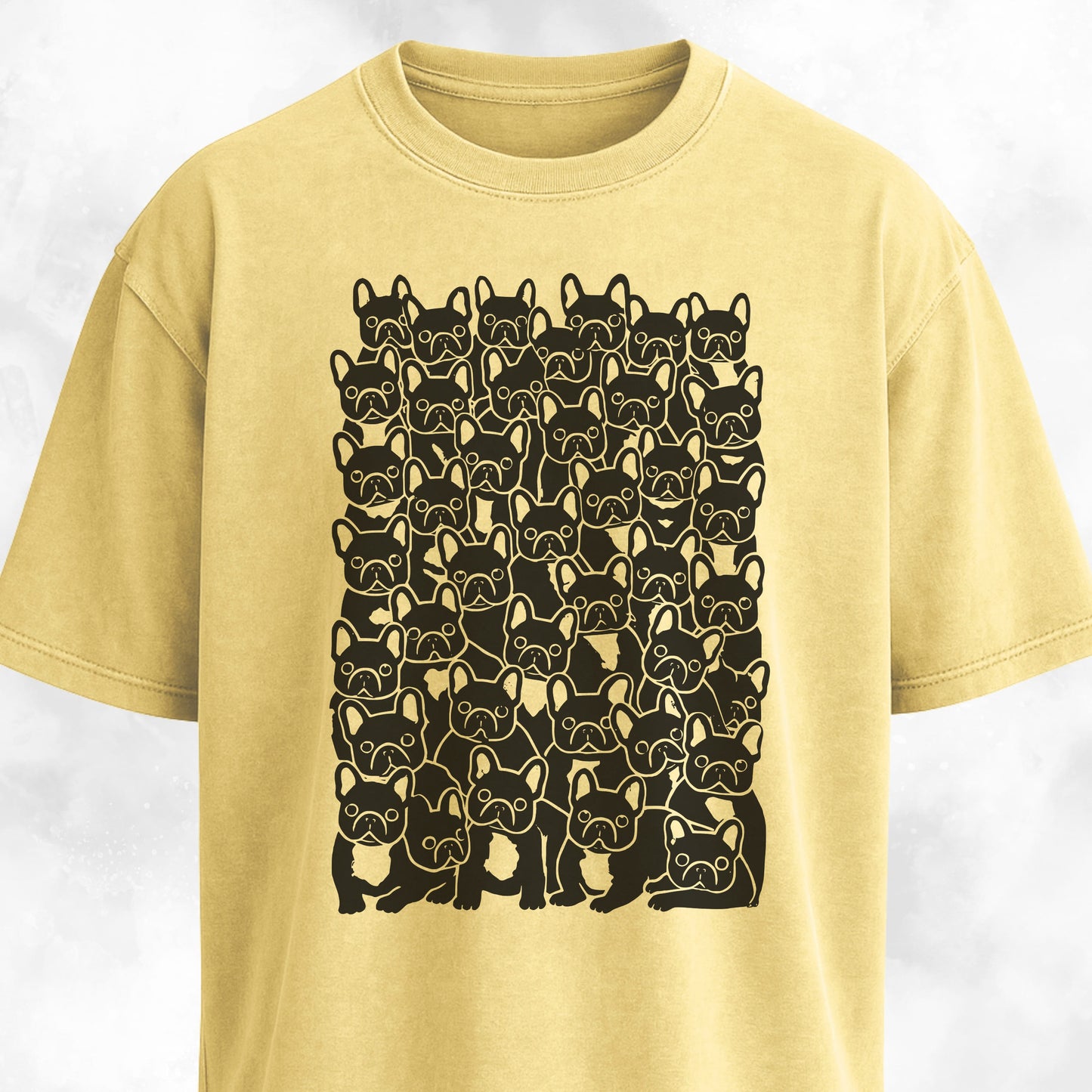 Cute Frenchies Crowd T-Shirt