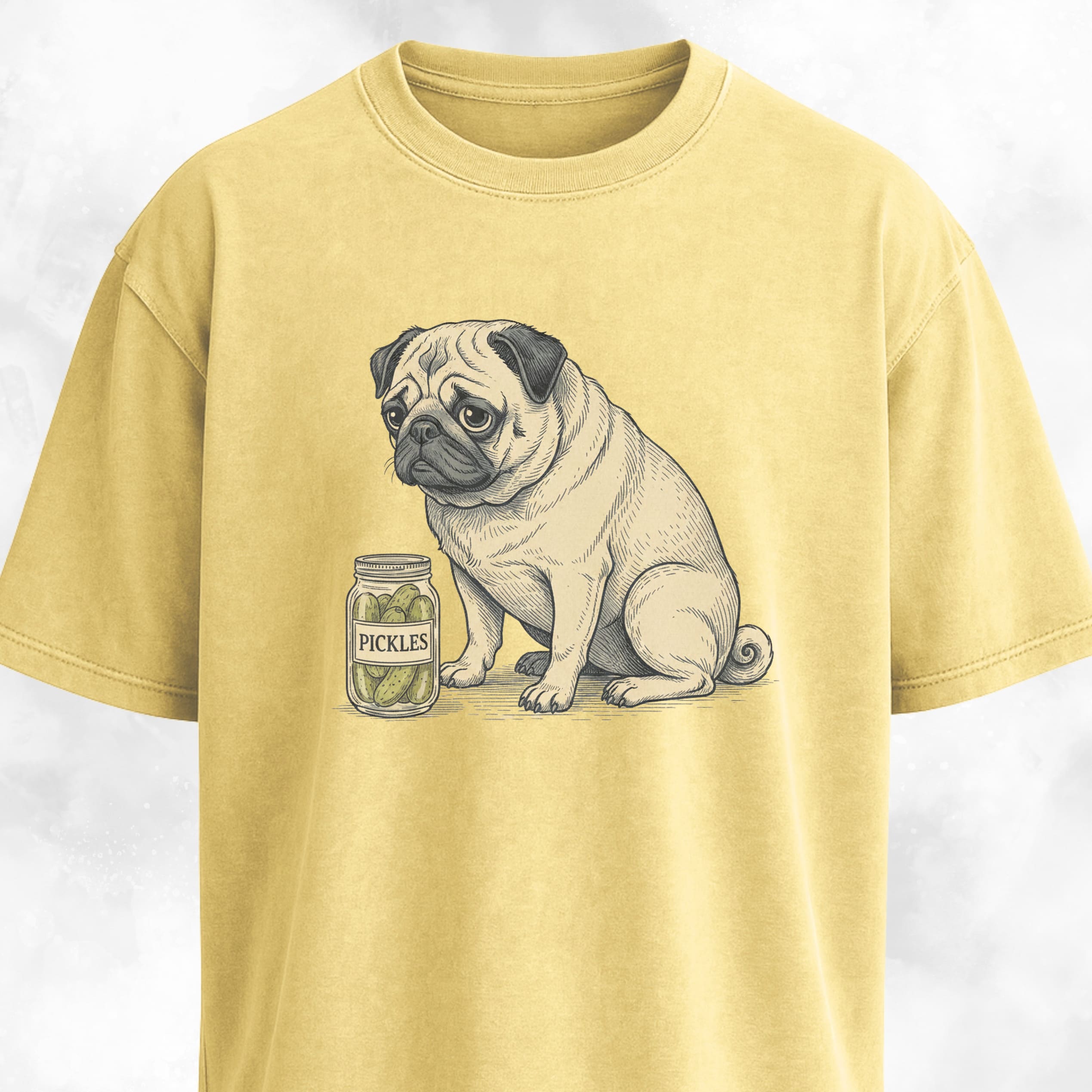 Pug With Pickles T-Shirt