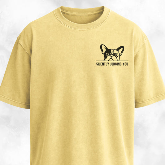 Silently Judging You French Bulldog T-Shirt