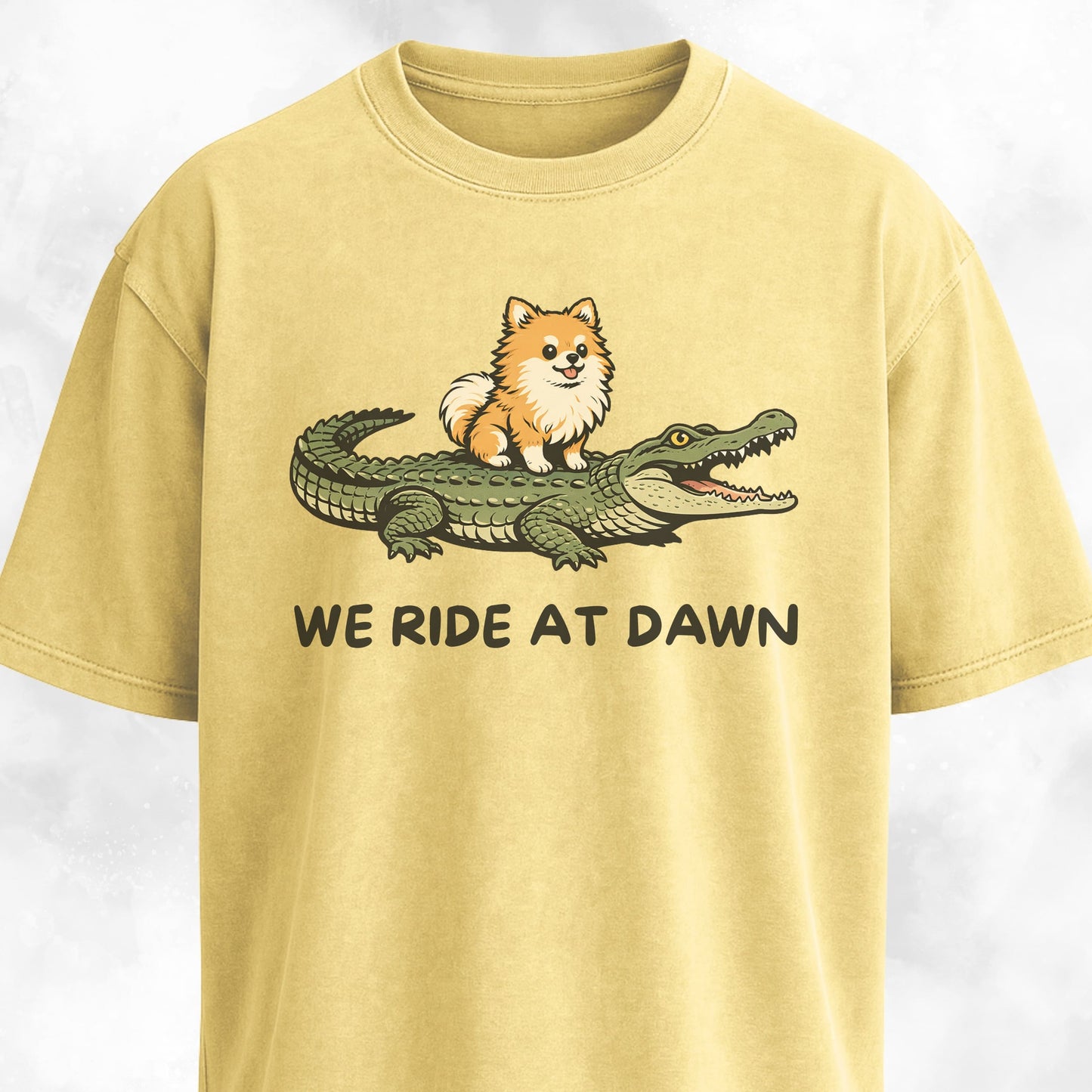 We Ride At Dawn Pomeranian T-Shirt