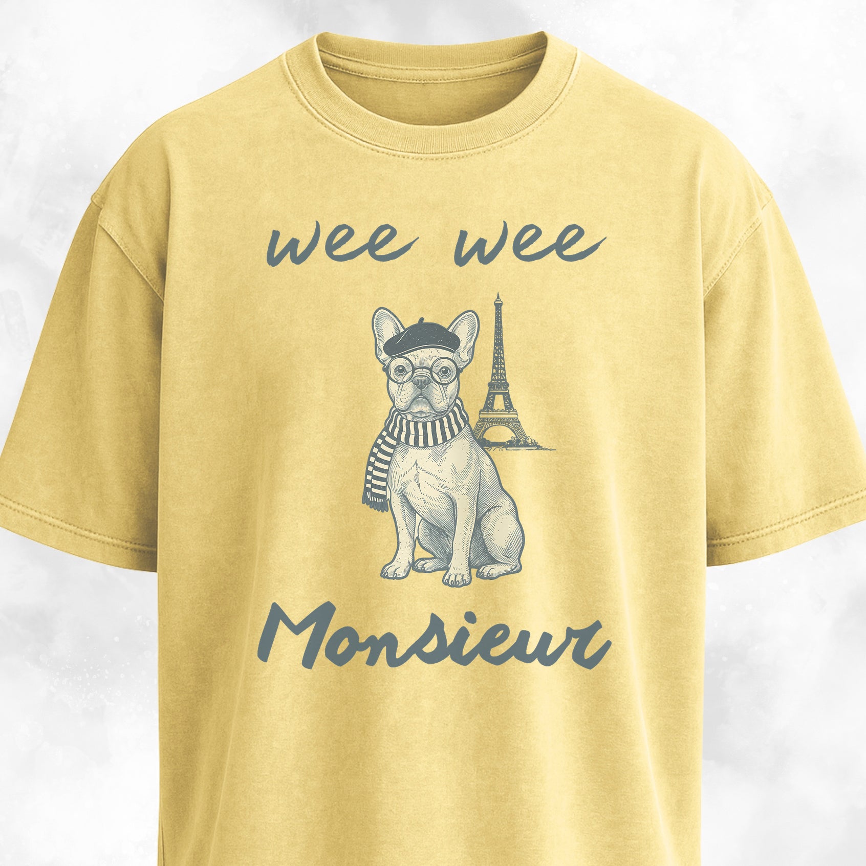 Oui Oui Monsieur Fancy Frenchie T-Shirt