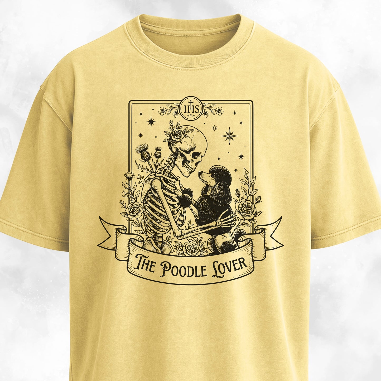 The Poodle Lover Tarot Card T-Shirt