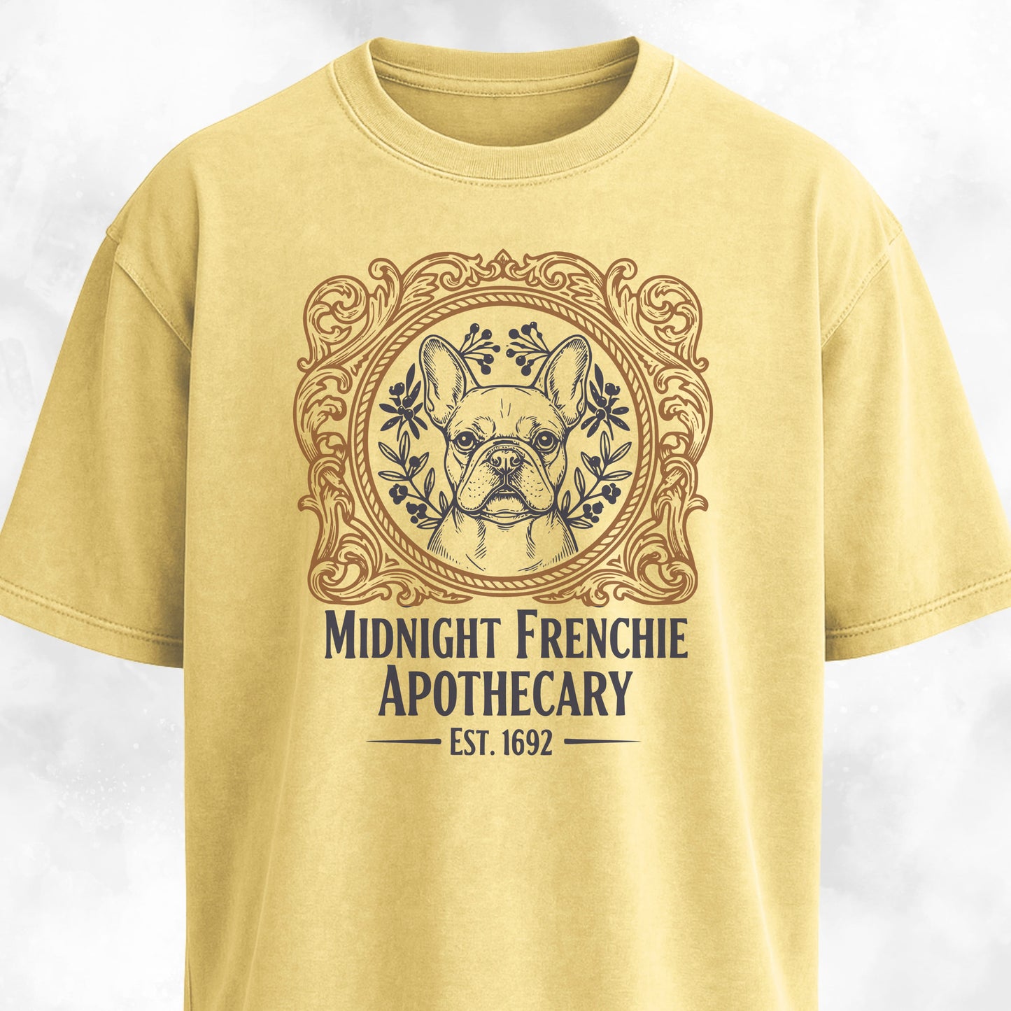 Midnight Frenchie Apothecary T-Shirt