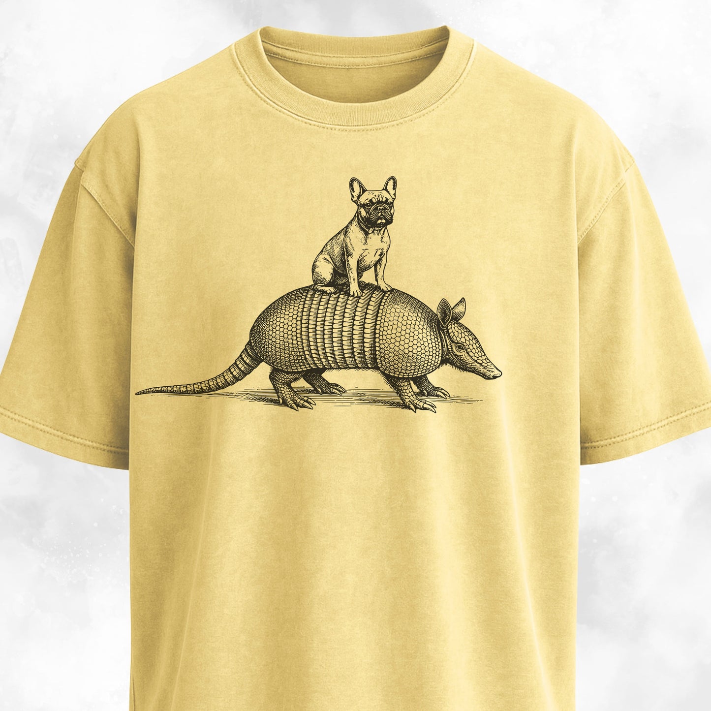 Frenchie On Armadillo T-Shirt