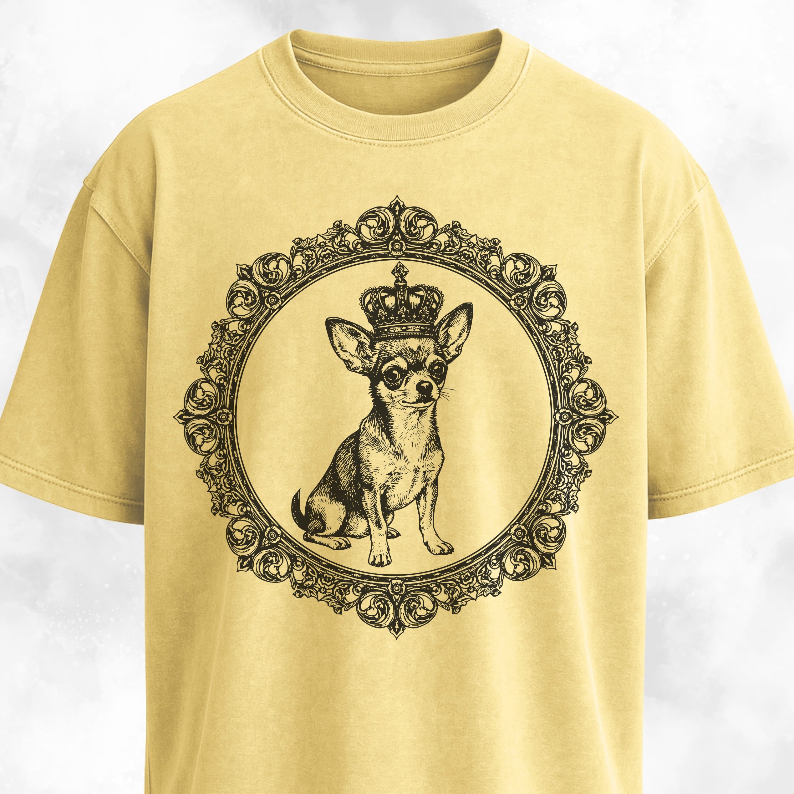 Regal Chihuahua With A Crown T-Shirt