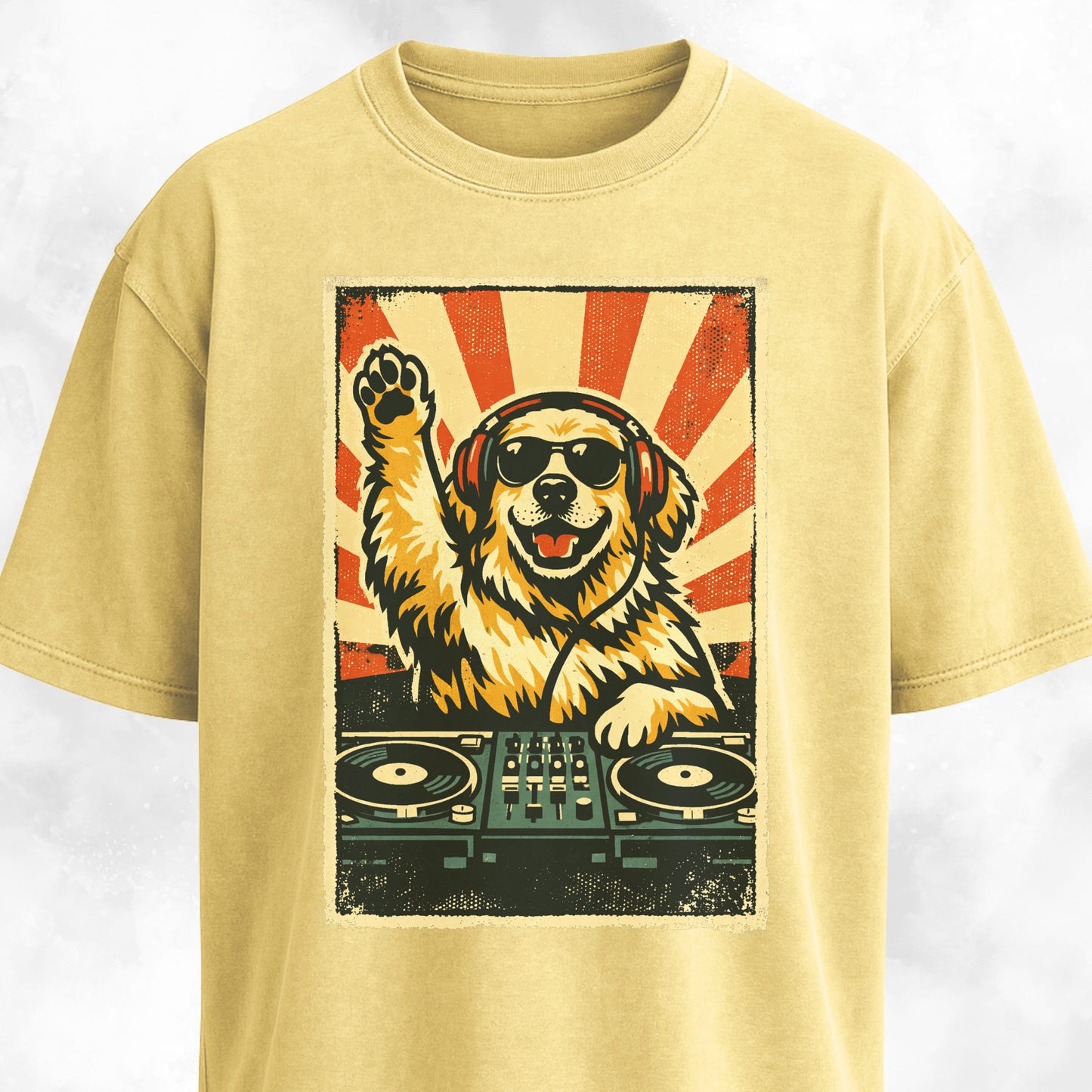 DJ Golden Retriever T-Shirt