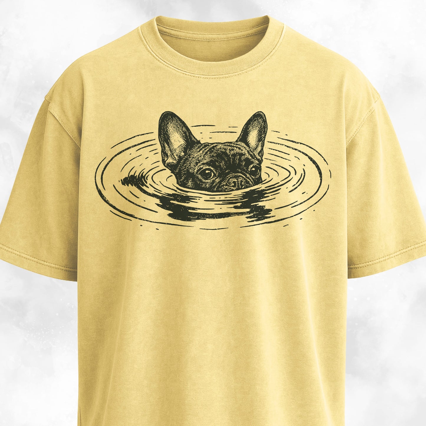 French Bulldog In The Water T-Shirt