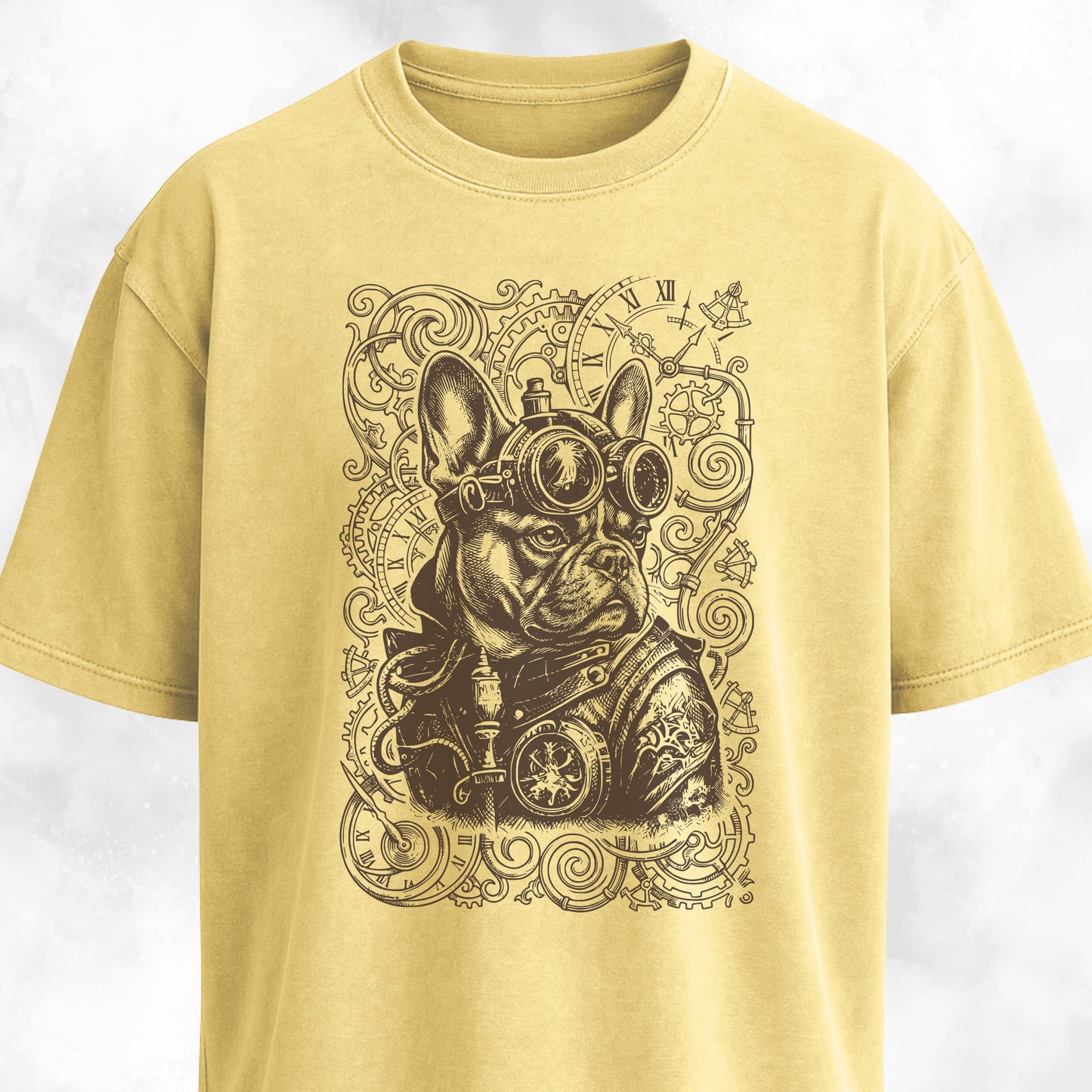 Steampunk French Bulldog T-Shirt