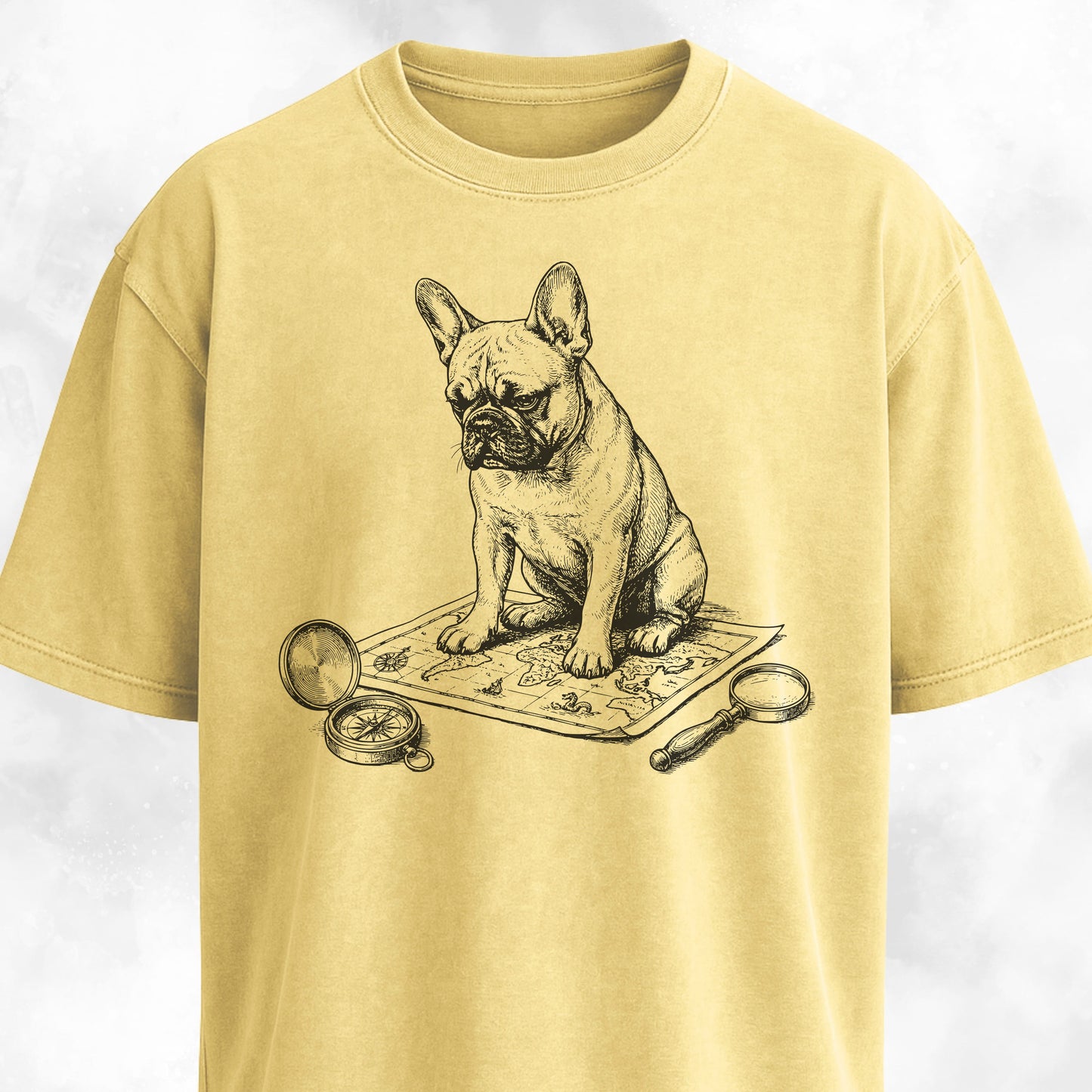 World Traveler French Bulldog T-Shirt